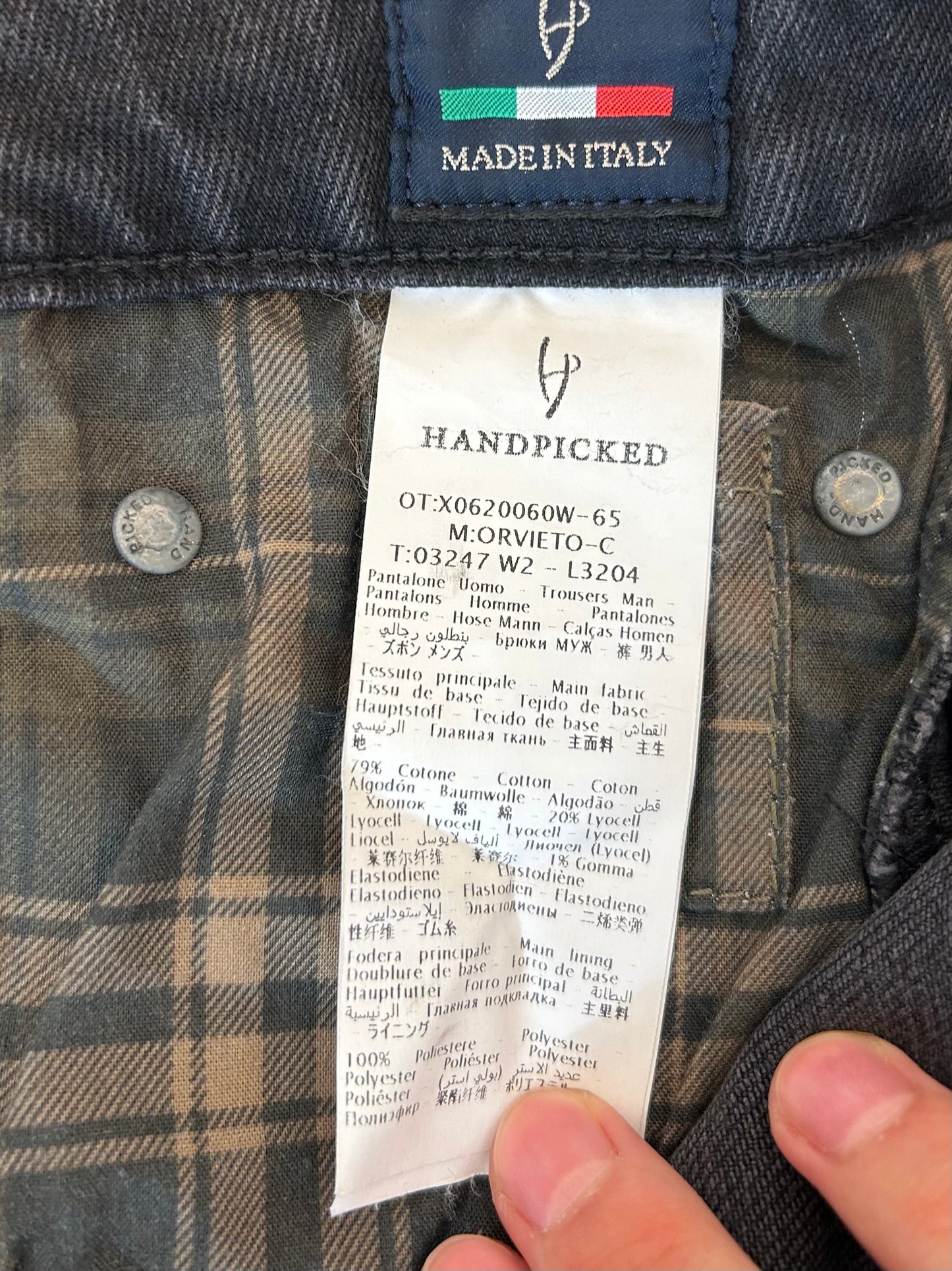 Handpicked jeans - Orvieto Brown Patch