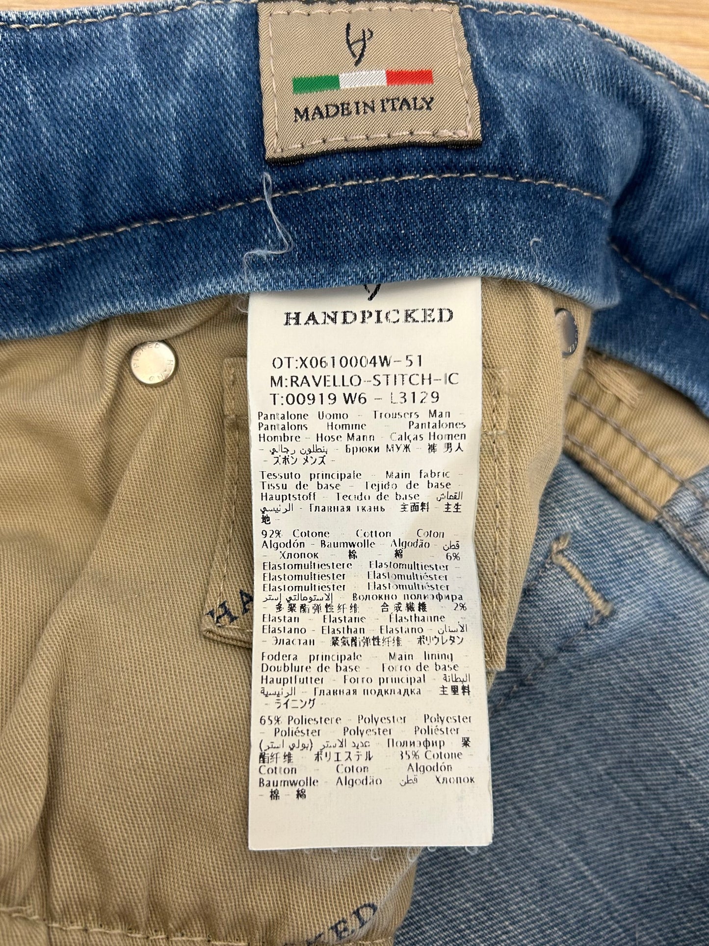 Handpicked jeans - Ravello Orange Patch