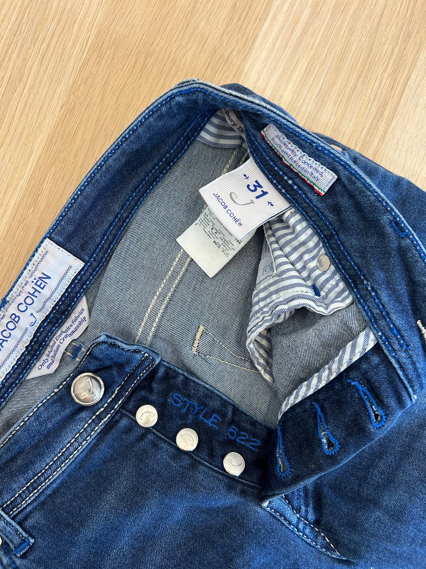 Jacob Cohën jeans - 622 Slim Comfort Laser Blue