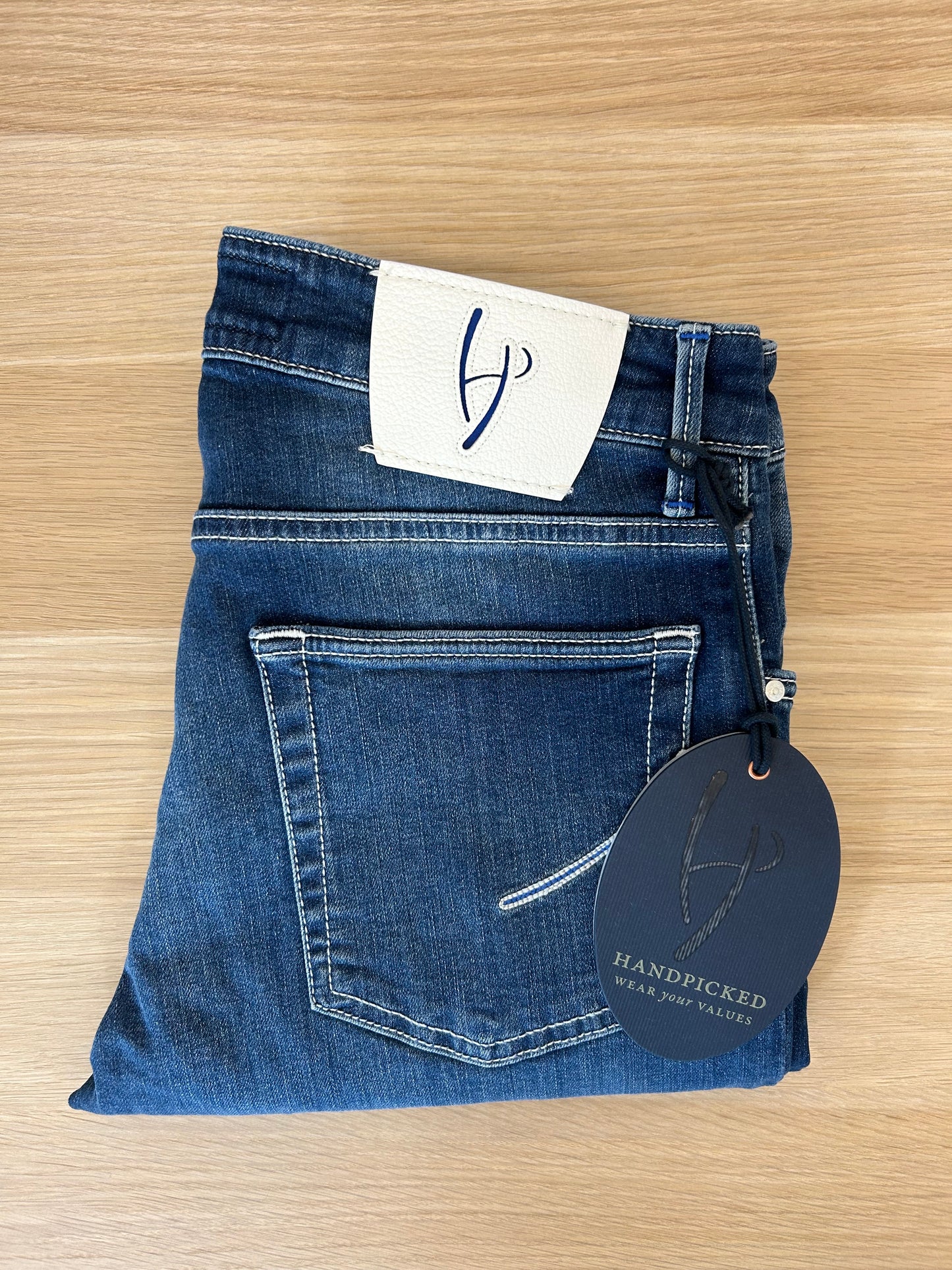 Handpicked jeans - Orvieto Cream Patch