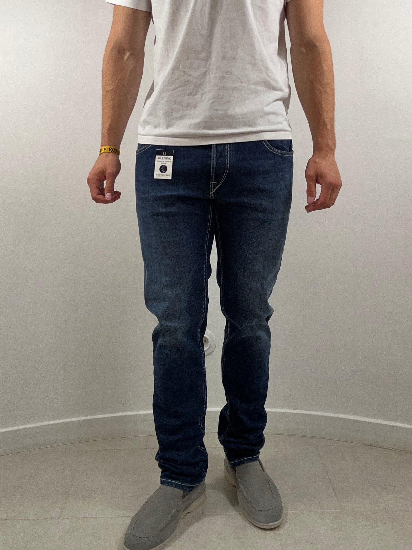 Handpicked jeans - Orvieto Cream Patch