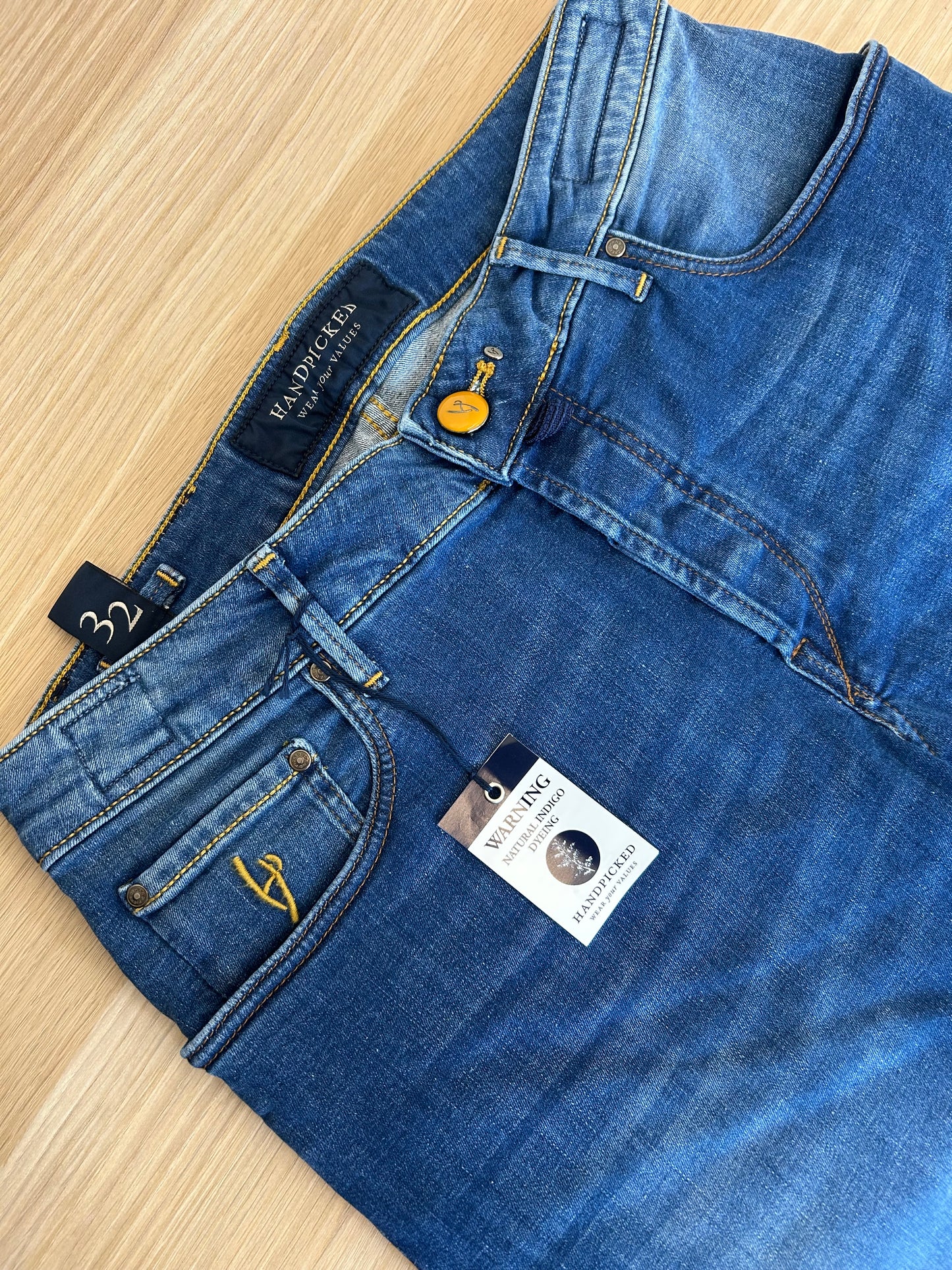 Handpicked jeans - Orvieto Mustard Patch