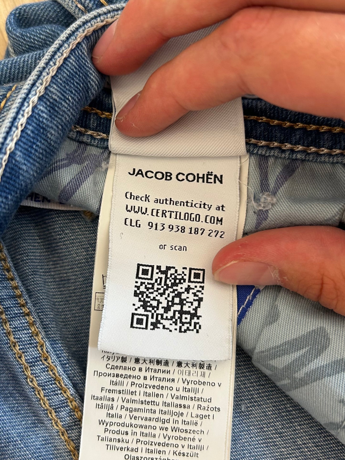 Jacob Cohën jeans - Scott Washed Light Blue