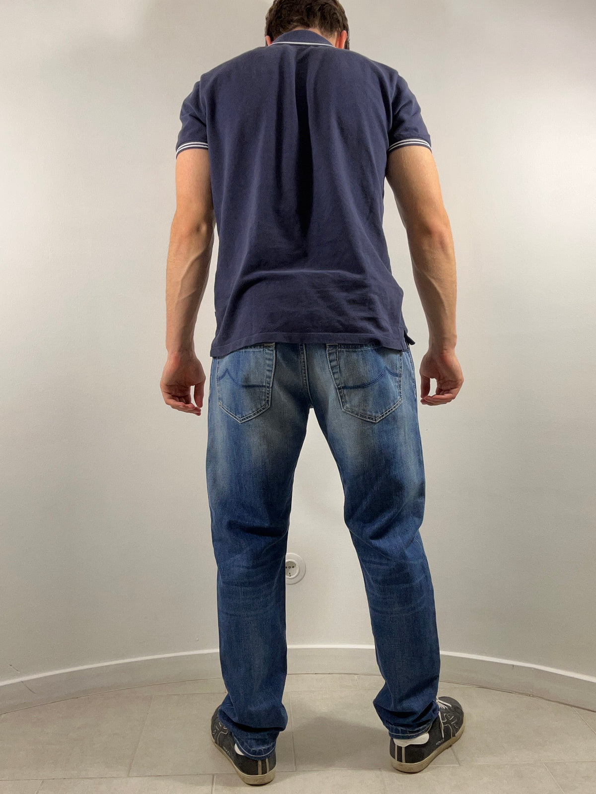 Jacob Cohën jeans - 622 White Patch Mid Blue Wash