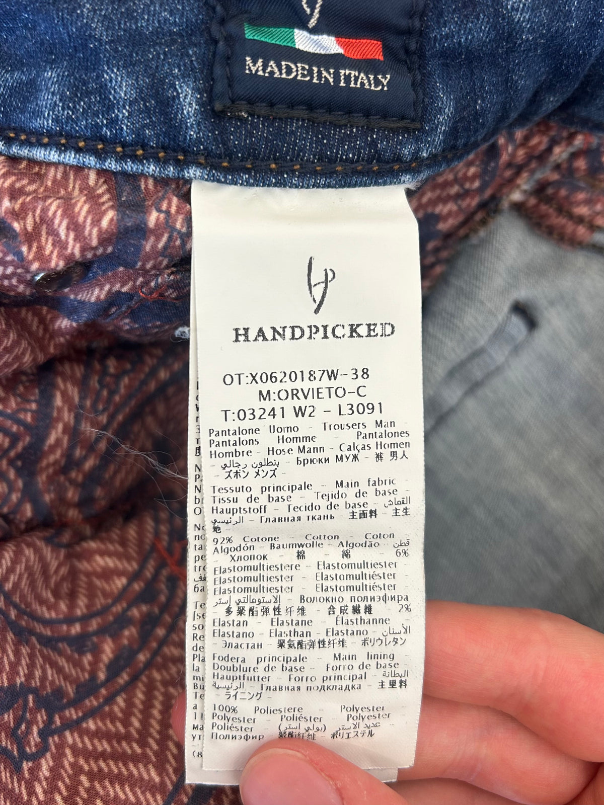 Handpicked jeans - Orvieto Distressed Blue Wash