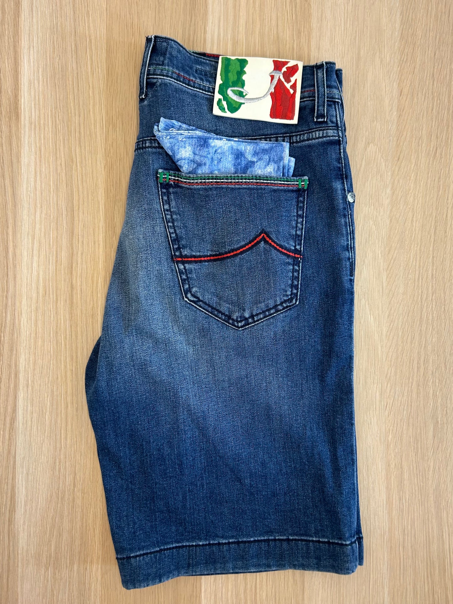 Jacob Cohën shorts - Bard Medium Blue Wash