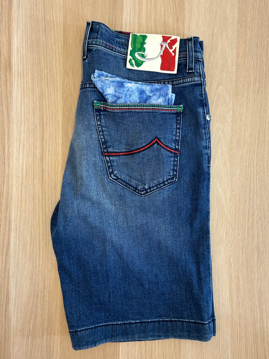 Jacob Cohën shorts - Bard Medium Blue Wash