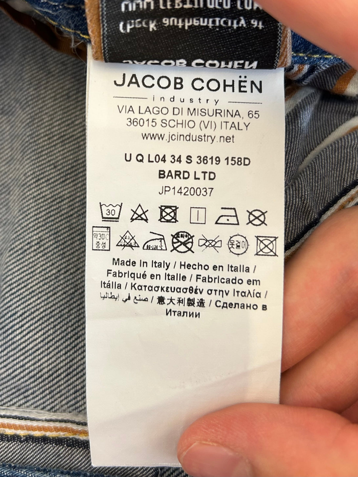 Jacob Cohën jeans - Bard Limited Edition Gold Patch