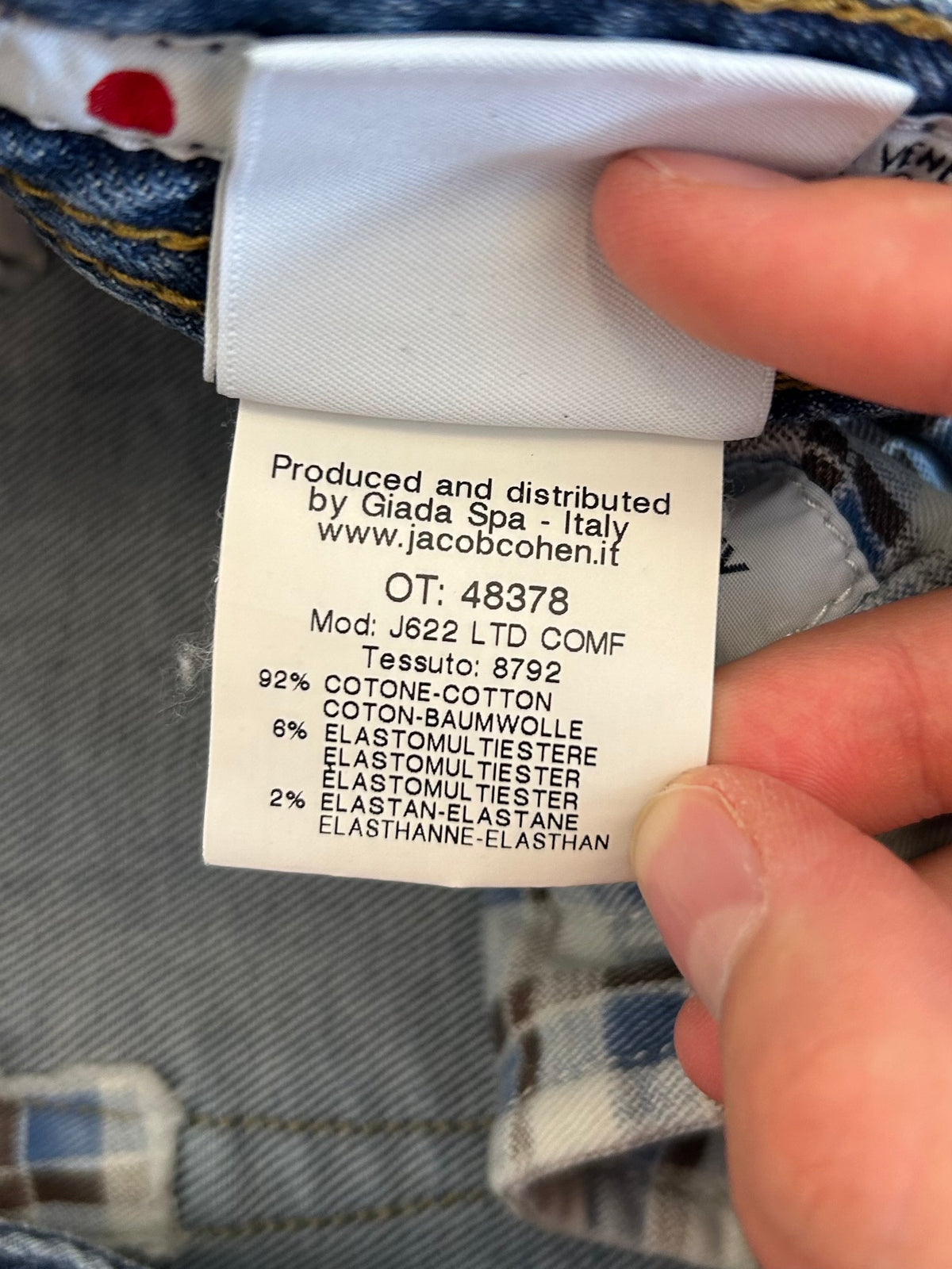 Jacob Cohën jeans - 622 Limited Edition Yellow Patch