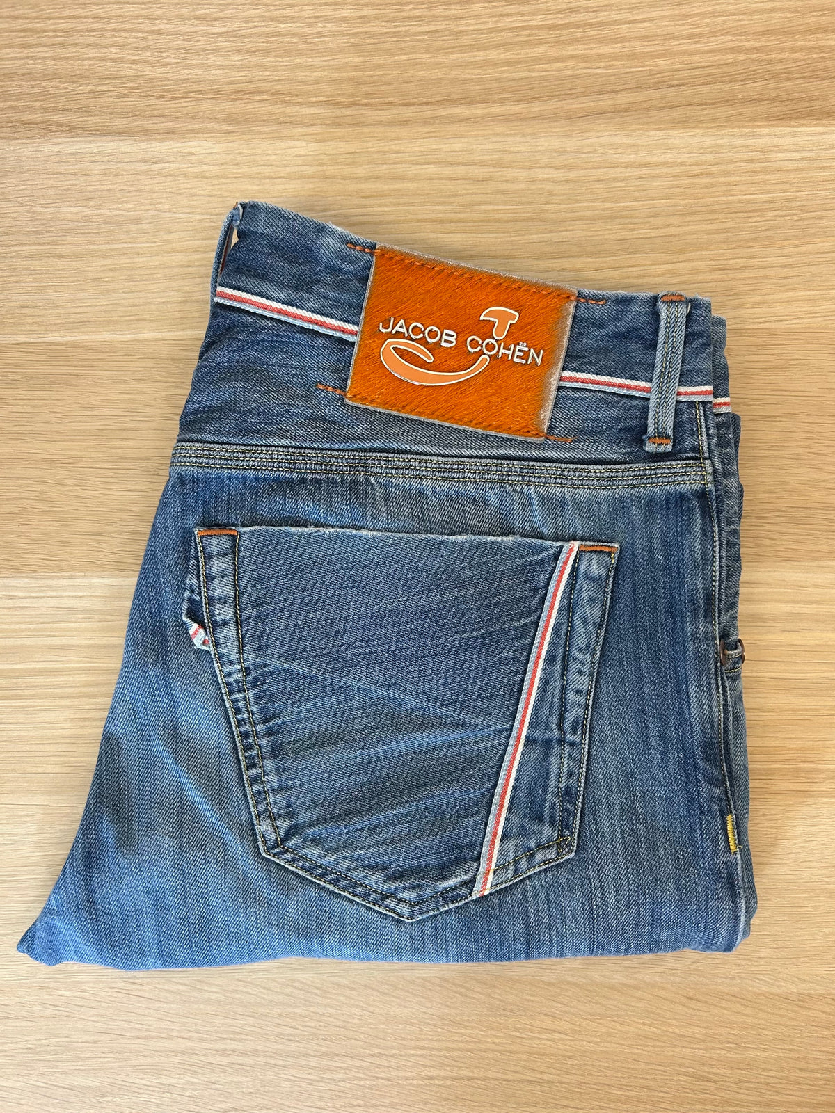 Jacob Cohën jeans - 688 Prince Limited Selvedge Orange Patch