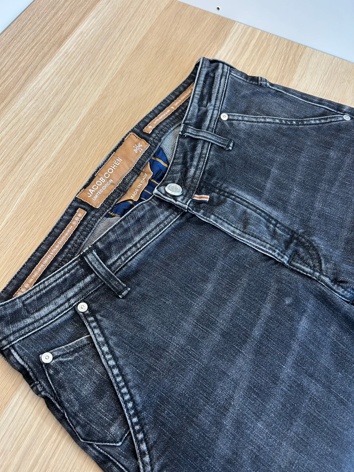 Jacob Cohën jeans - Leonard Limited Edition Selvedge Charcoal Wash