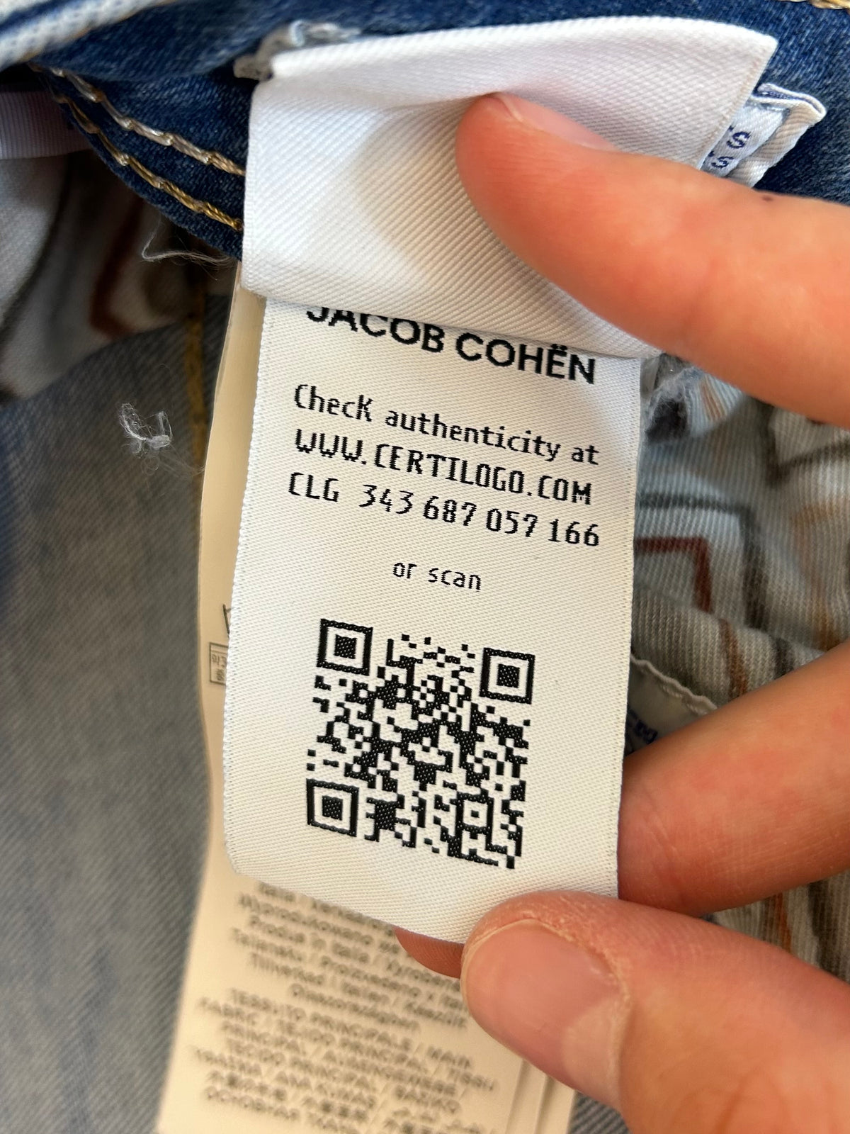 Jacob Cohën jeans - Nick Slim Teal Patch Mid Blue Wash