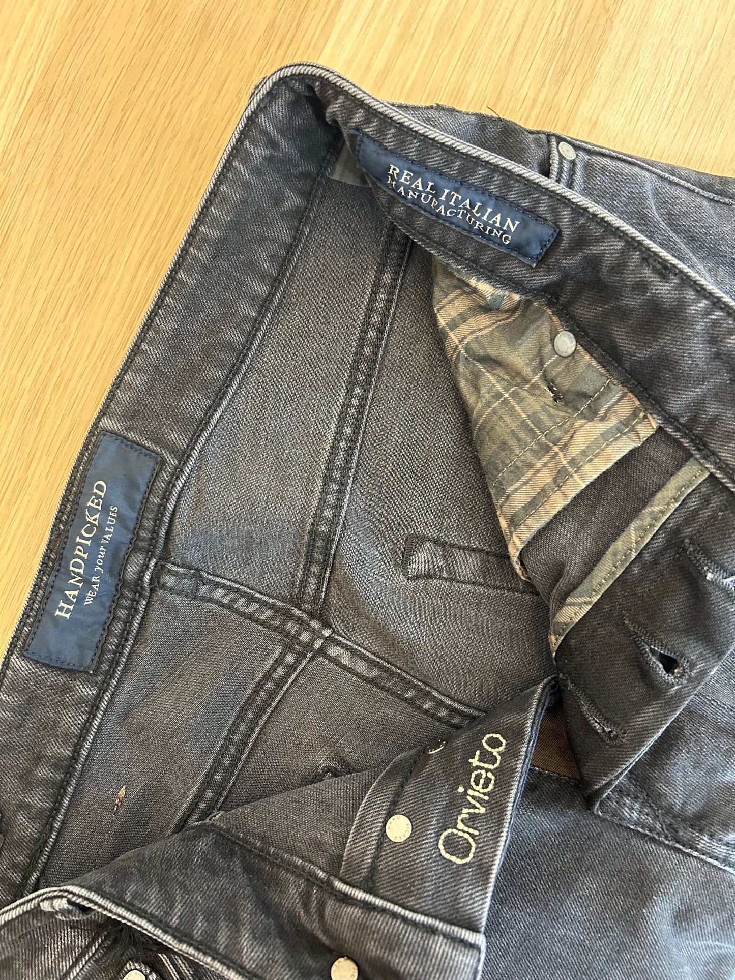 Handpicked jeans - Orvieto Brown Patch