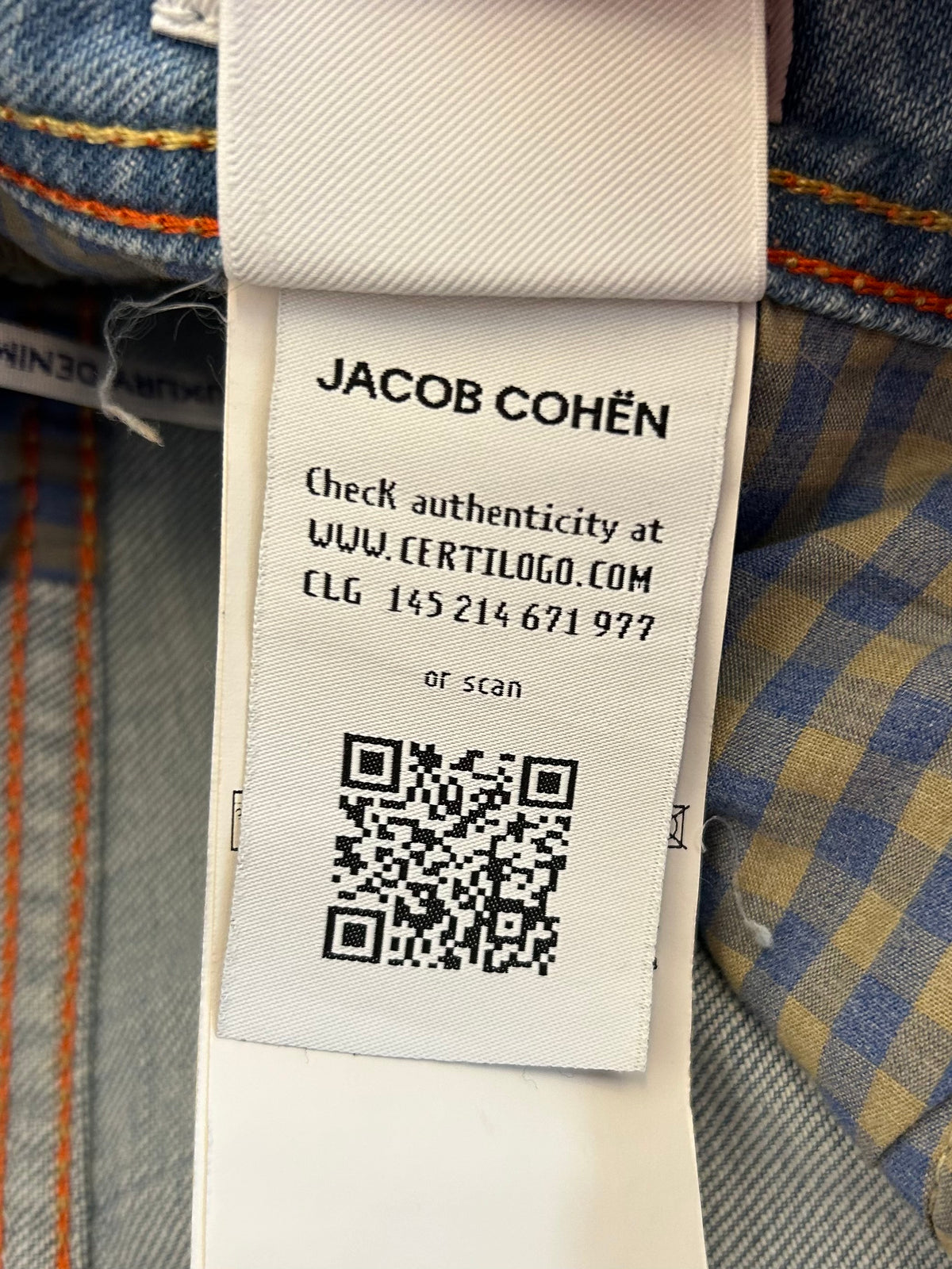 Jacob Cohën jeans - Nick Slim Red Patch Light Blue Wash