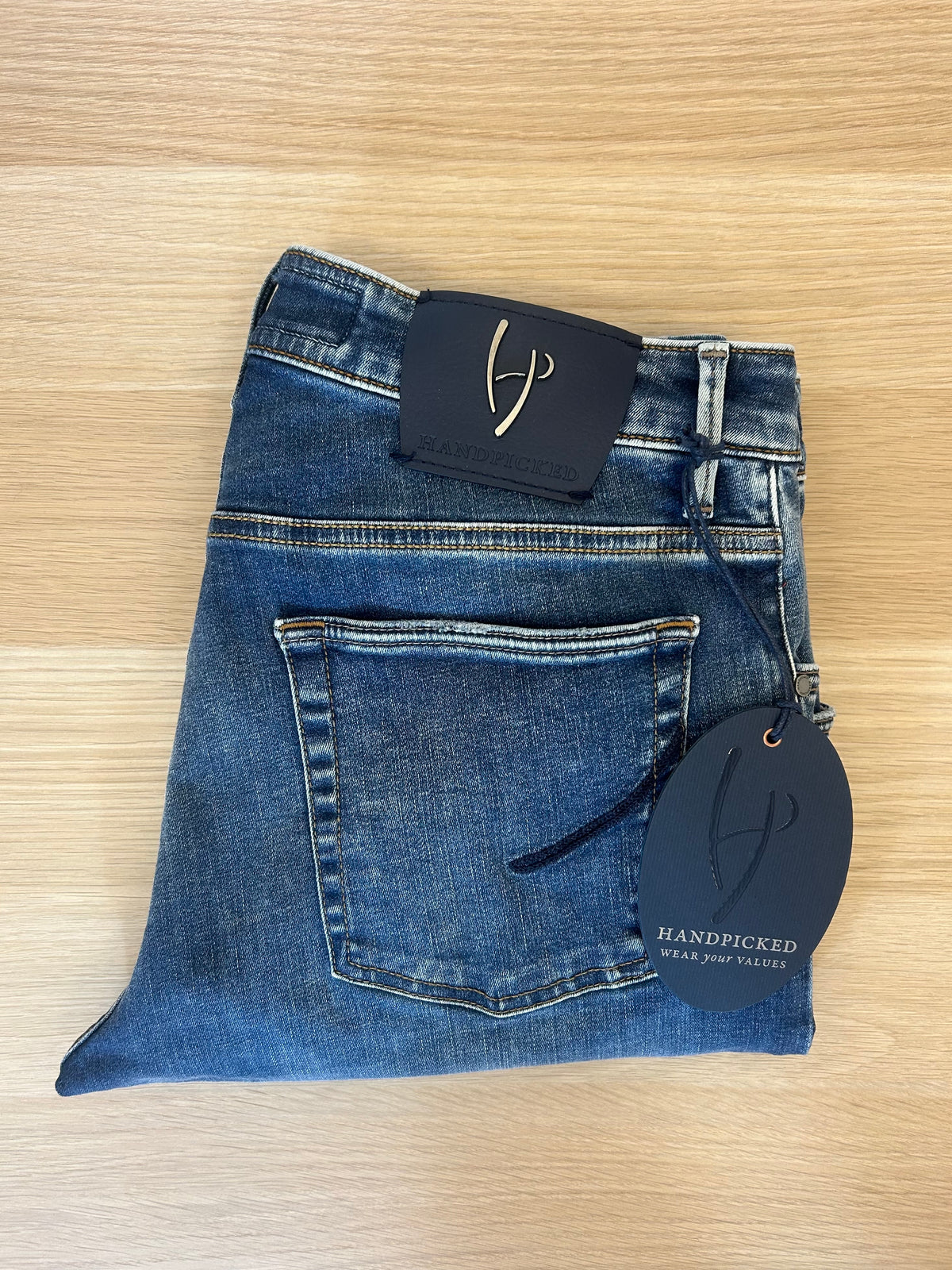 Handpicked jeans - Orvieto Distressed Blue Wash