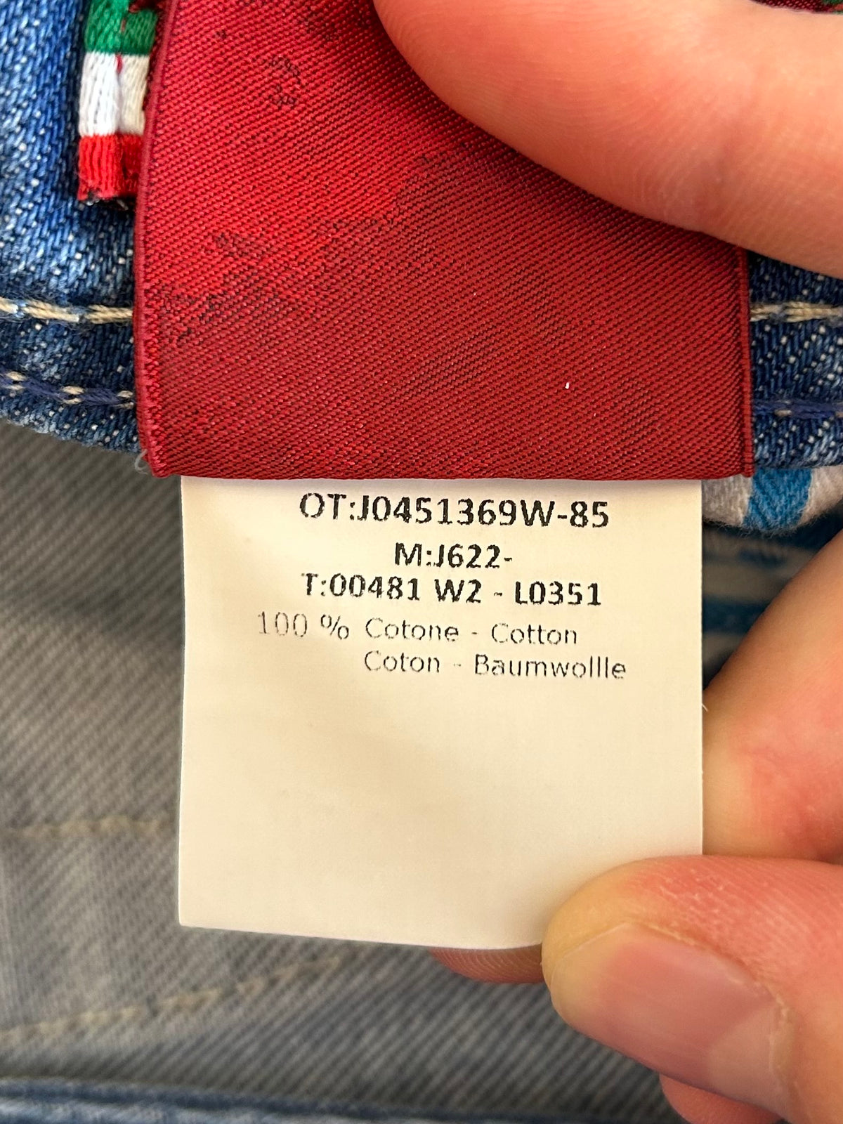 Jacob Cohën jeans - 622 White Patch Mid Blue Wash