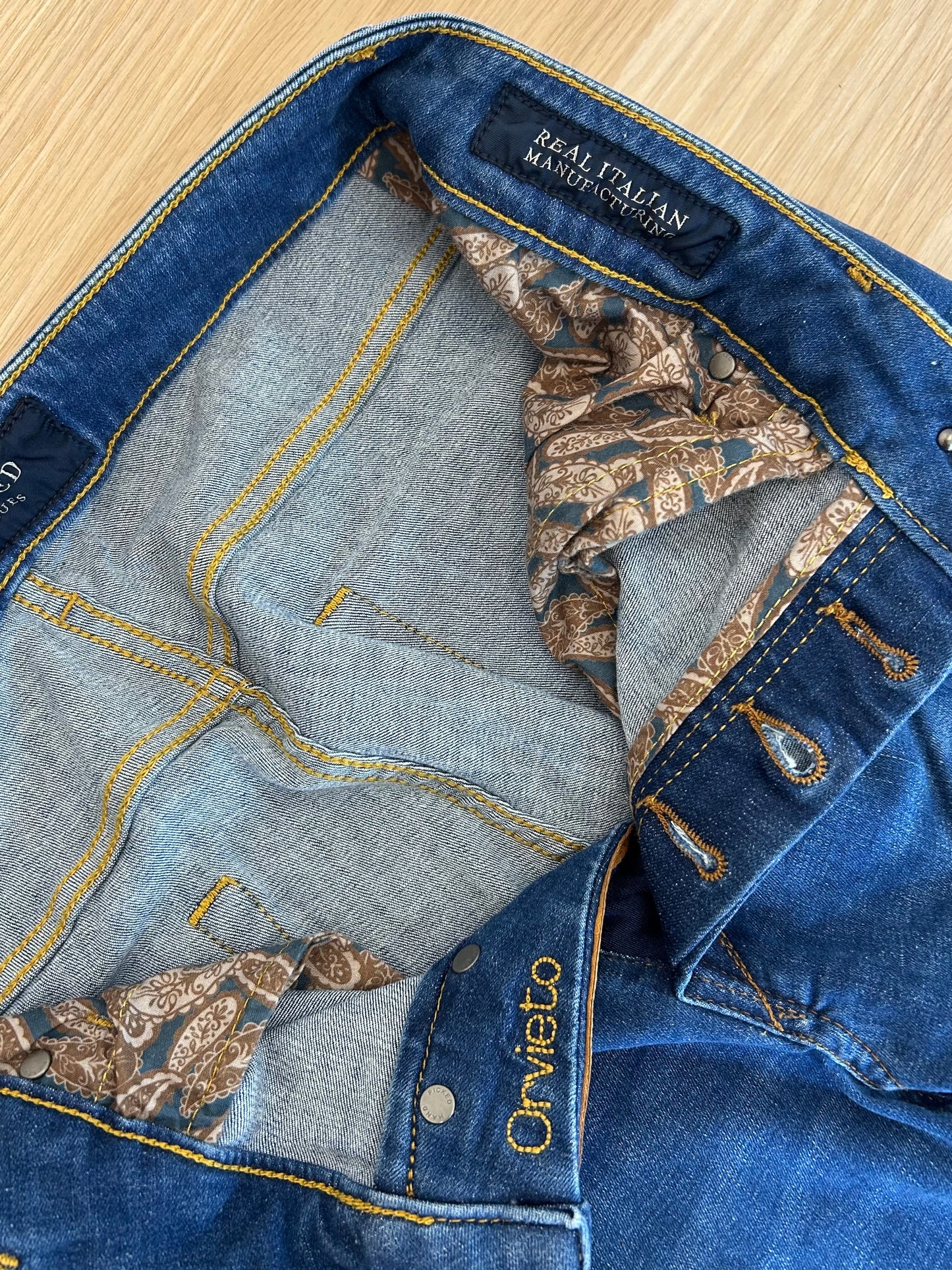 Handpicked jeans - Orvieto Mustard Patch