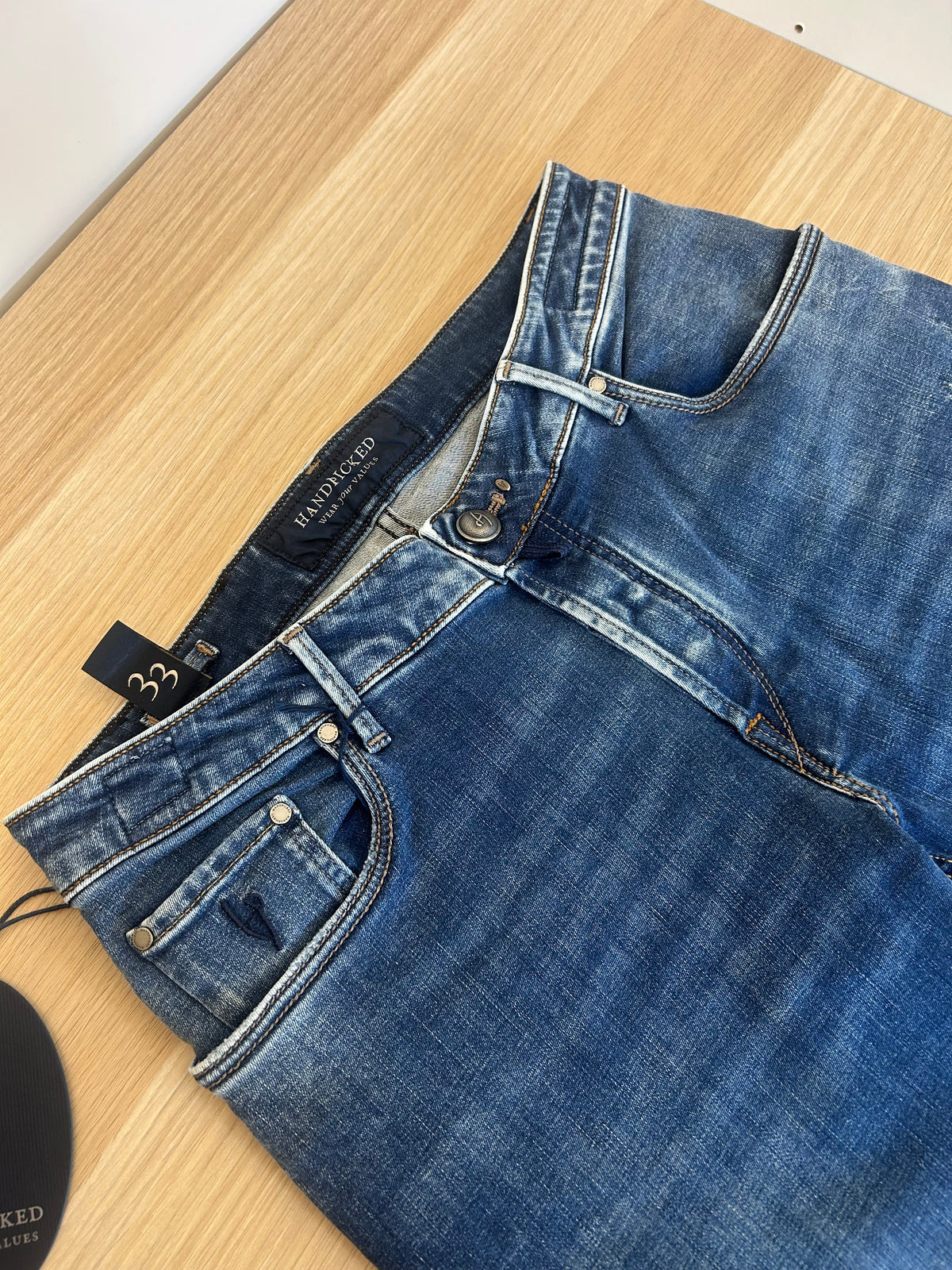 Handpicked jeans - Orvieto Distressed Blue Wash