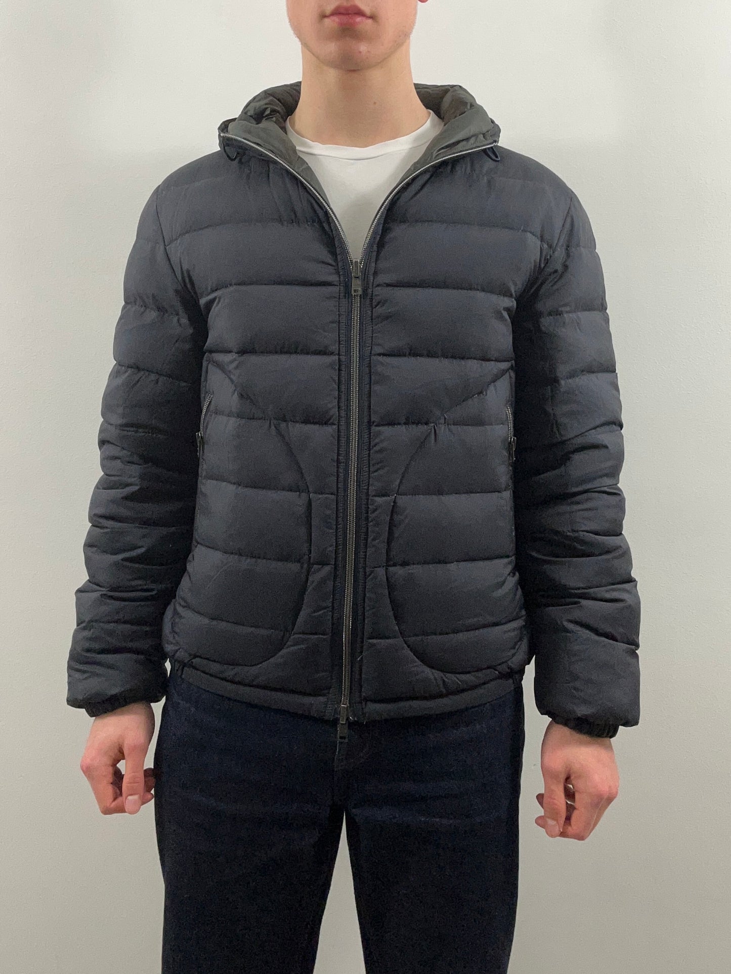 Herno Reversible Jacket - Navy/Khaki