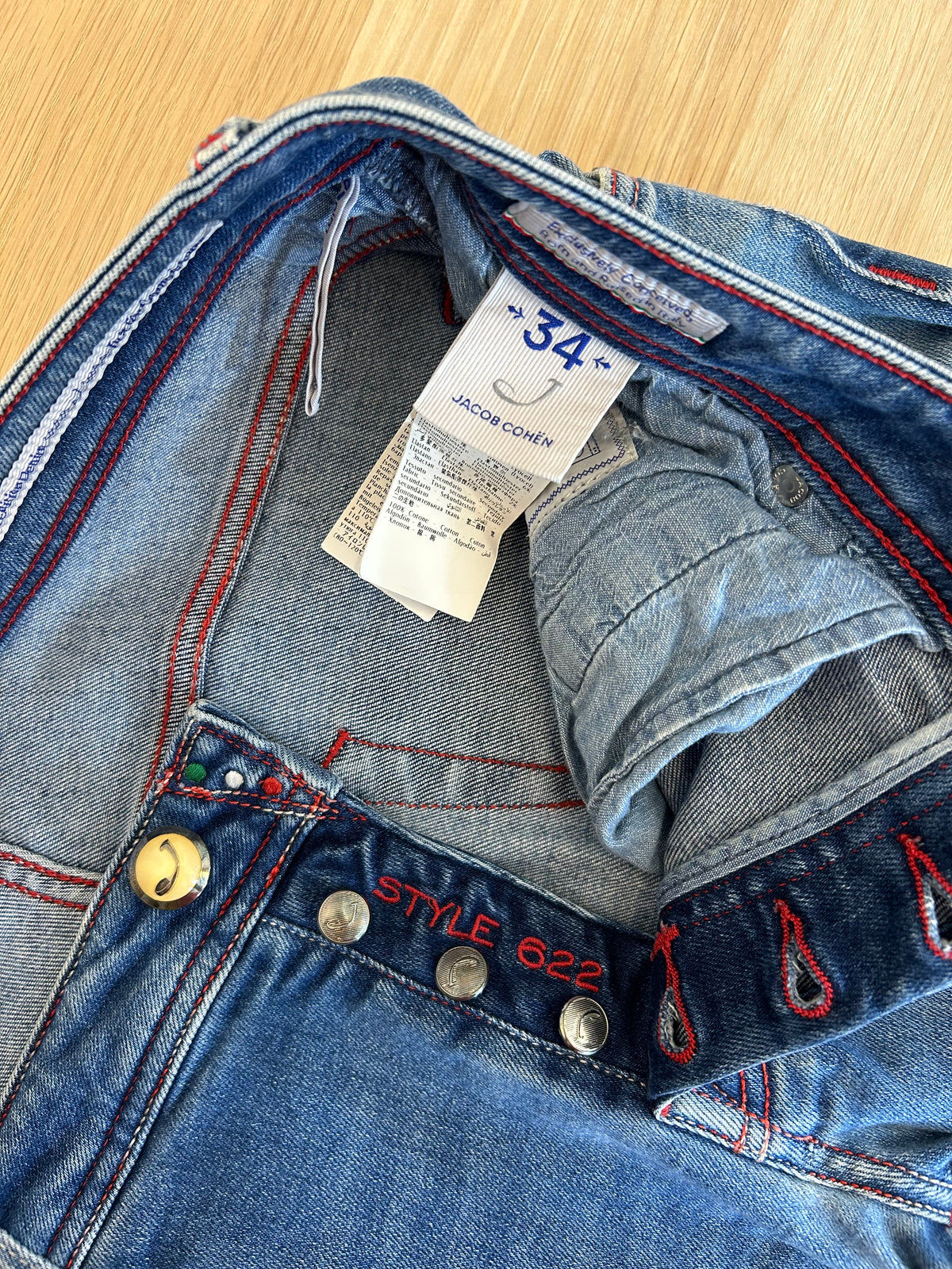 Jacob Cohën jeans - 622 Slim Comfort Red Patch
