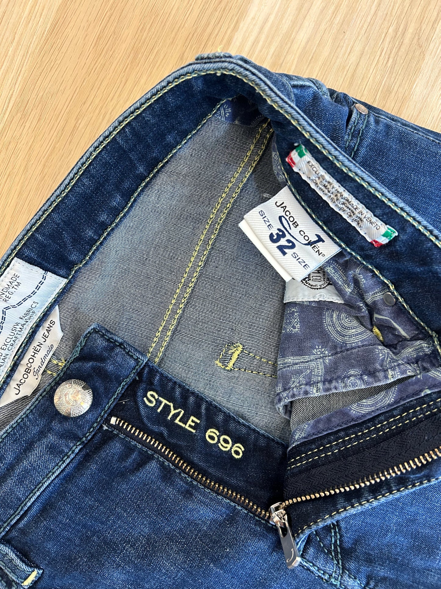 Jacob Cohën jeans - PW696 Comfort Yellow Patch
