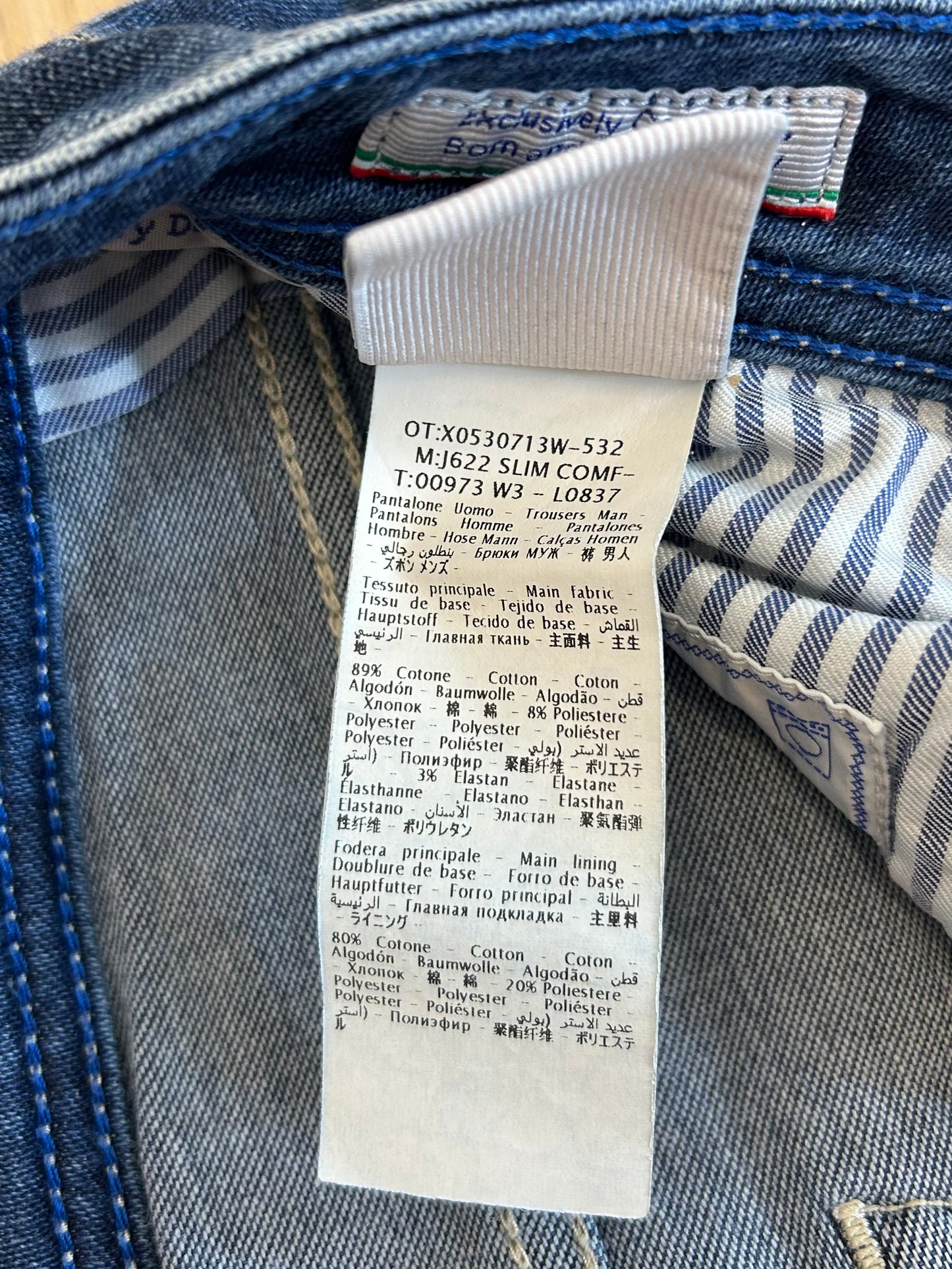 Jacob Cohën jeans - 622 Slim Comfort Laser Blue