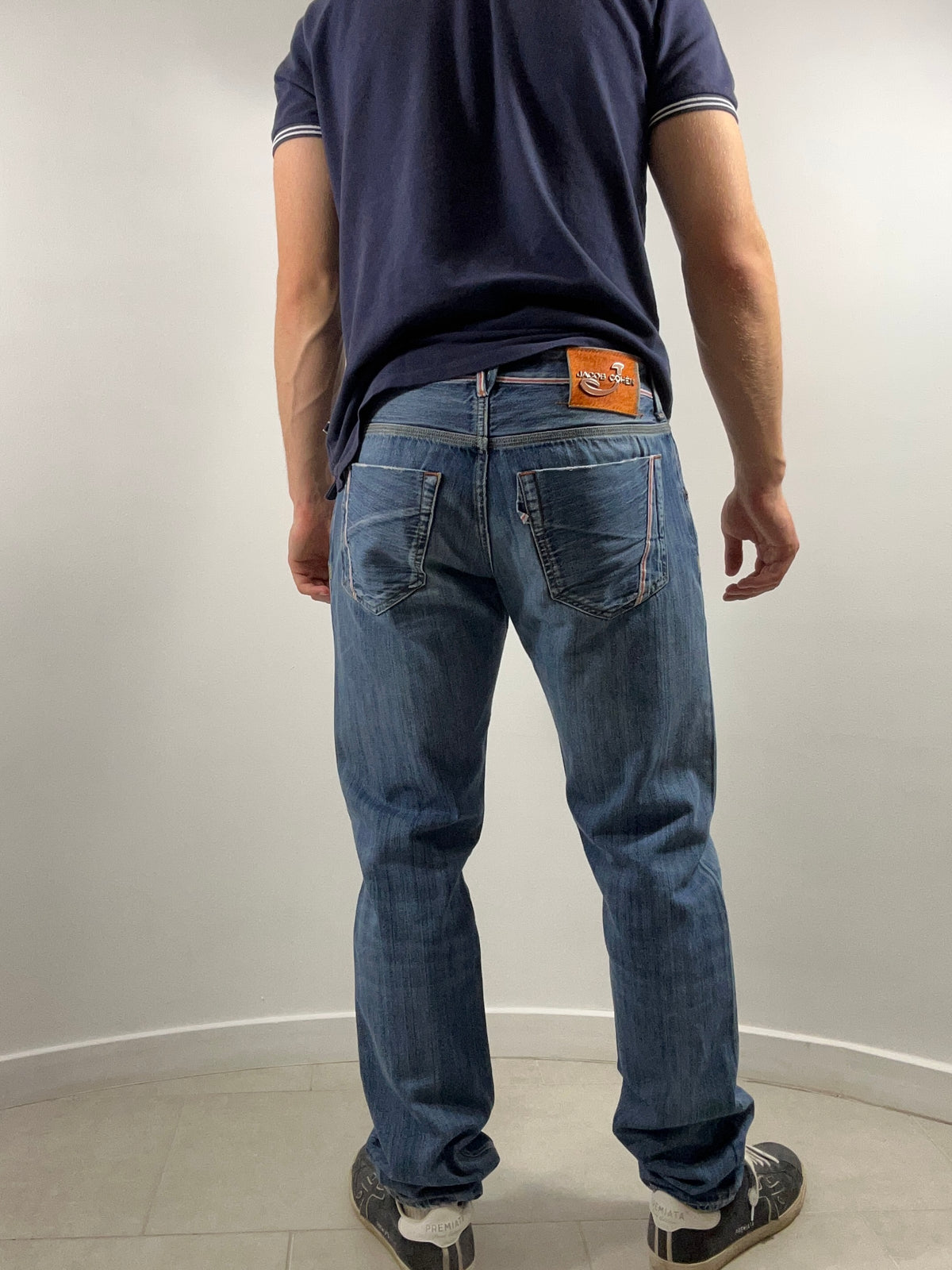 Jacob Cohën jeans - 688 Prince Limited Selvedge Orange Patch