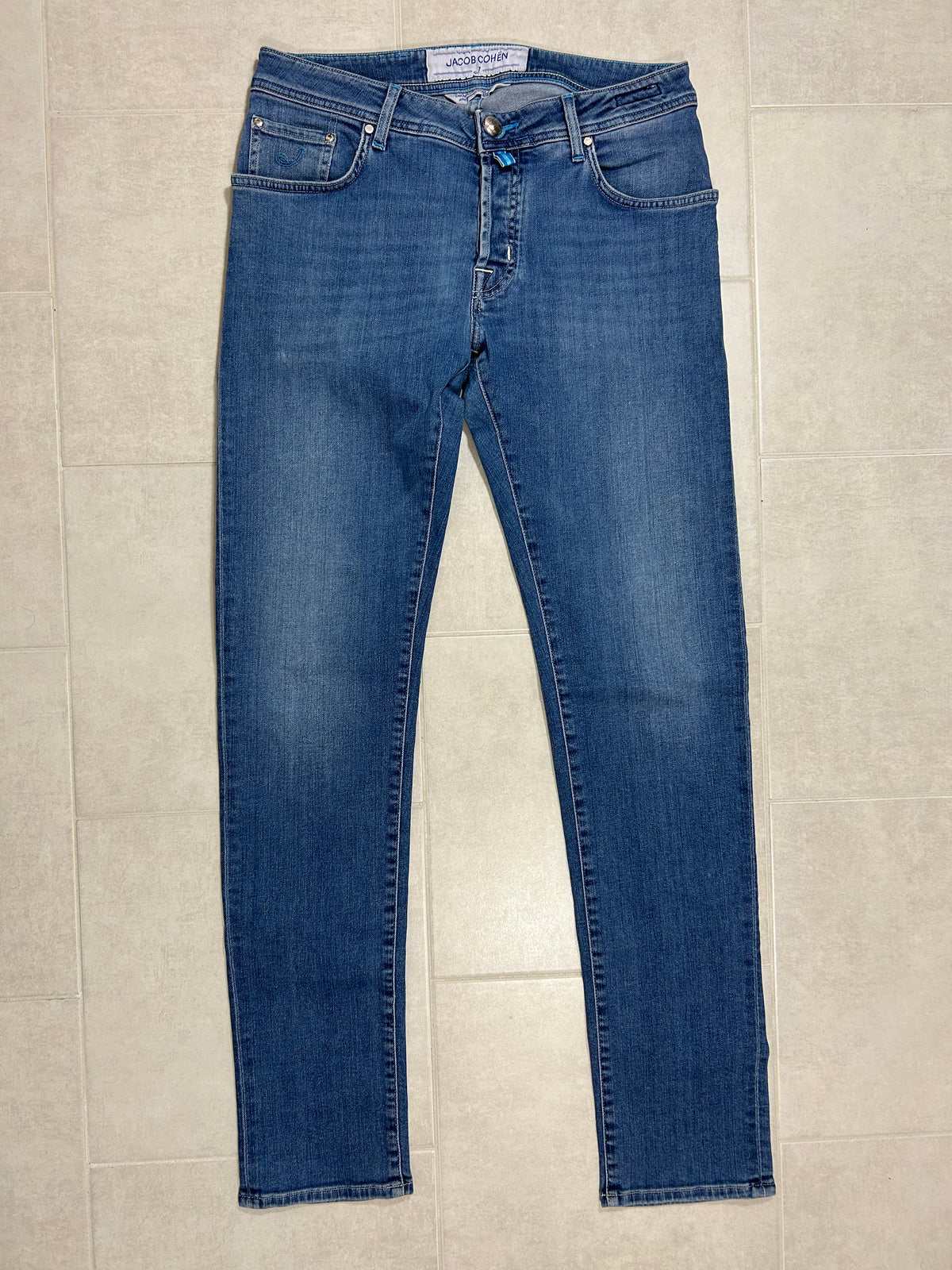 Jacob Cohën jeans - 622 Slim Comfort Turquoise Patch
