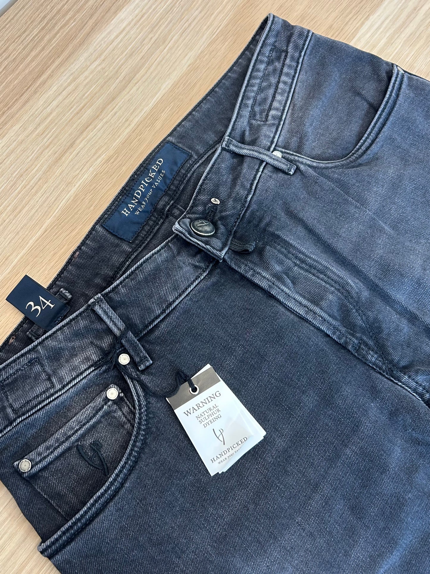 Handpicked jeans - Orvieto Brown Patch