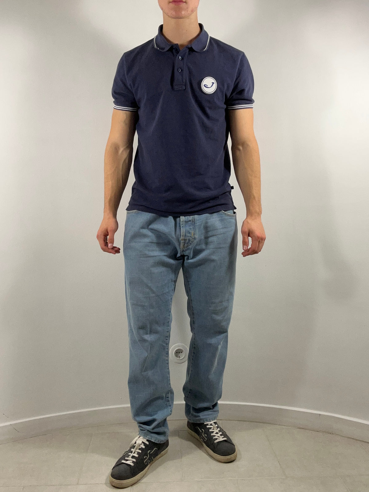 Jacob Cohën jeans - Nick Slim Red Patch Light Blue Wash
