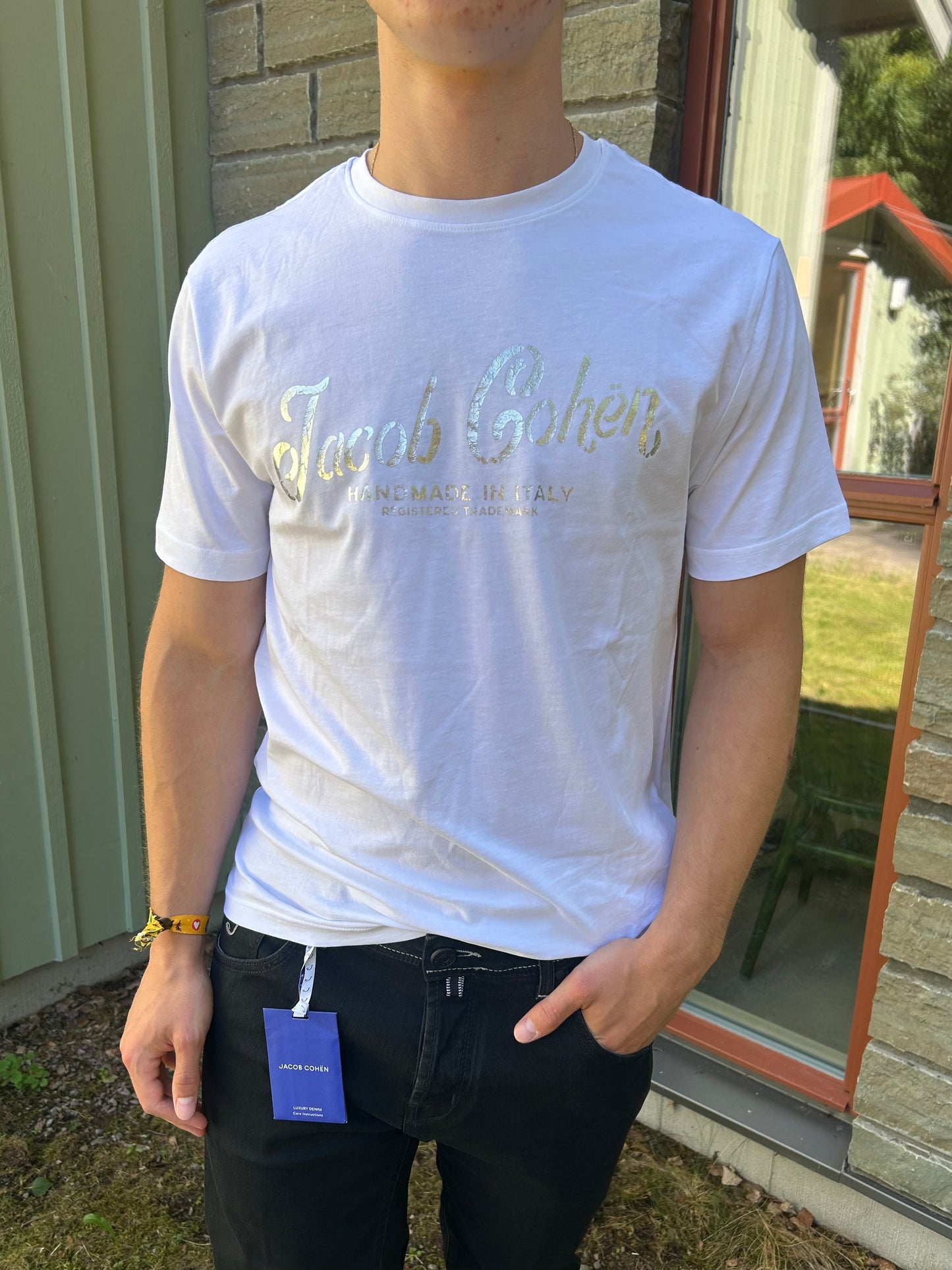 Jacob Cohën T-Shirt - white print