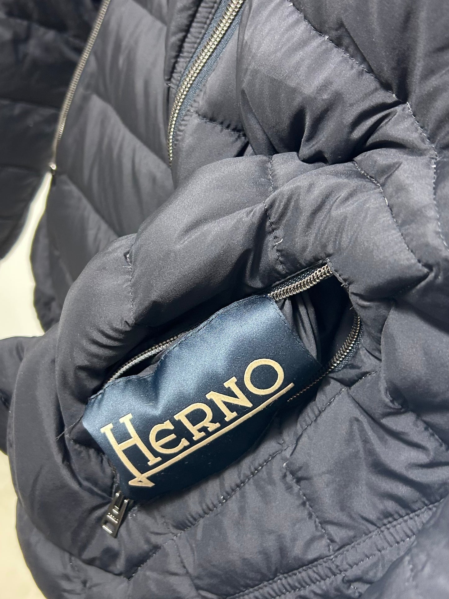 Herno Reversible Jacket - Navy/Khaki