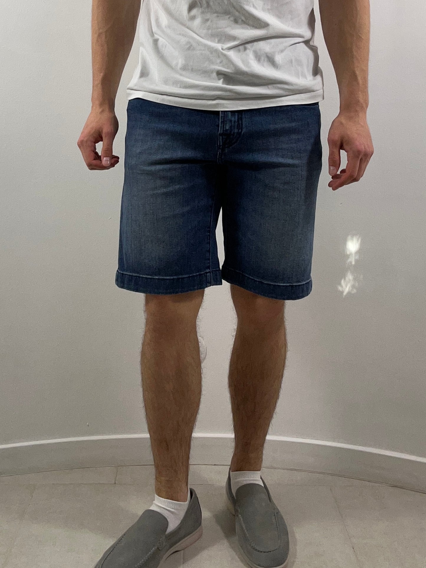 Jacob Cohën shorts - Bard Medium Blue Wash