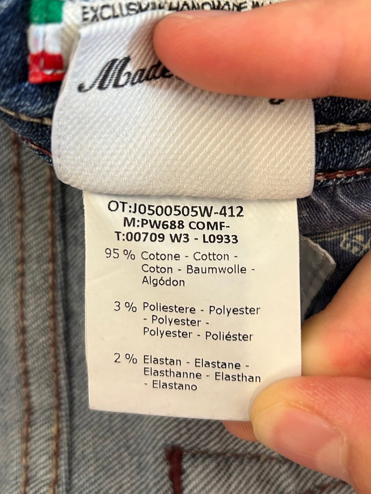 Jacob Cohën jeans - PW688 Comfort Pony Hair Light Blue Wash