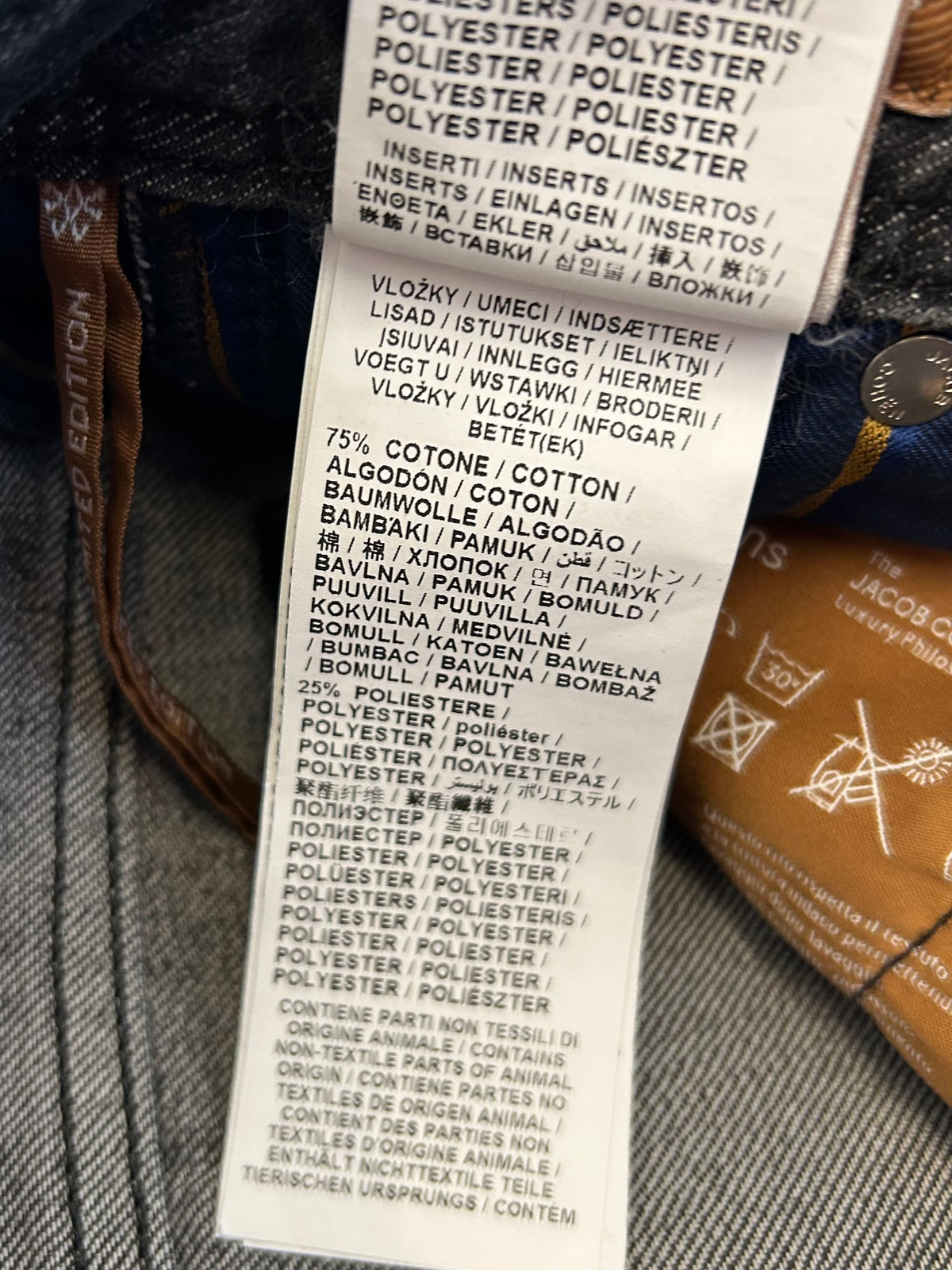 Jacob Cohën jeans - Leonard Limited Edition Selvedge Charcoal Wash