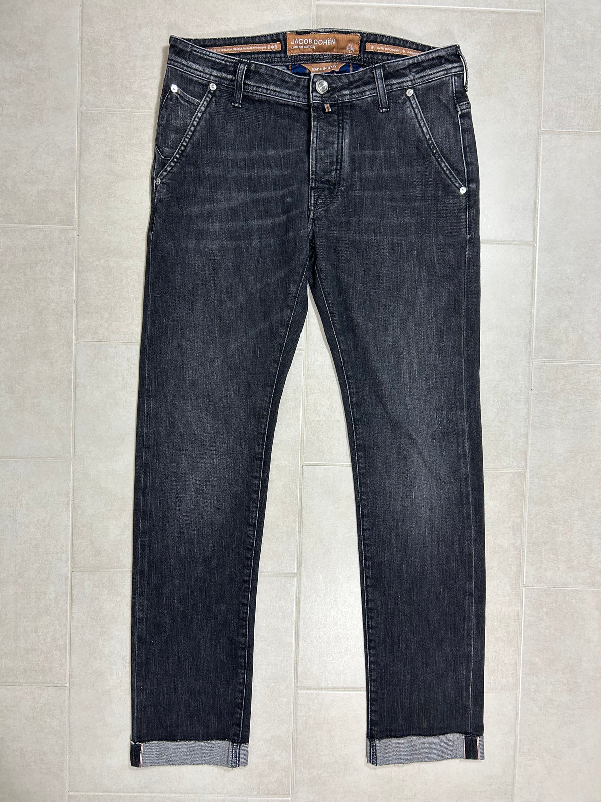 Jacob Cohën jeans - Leonard Limited Edition Selvedge Charcoal Wash