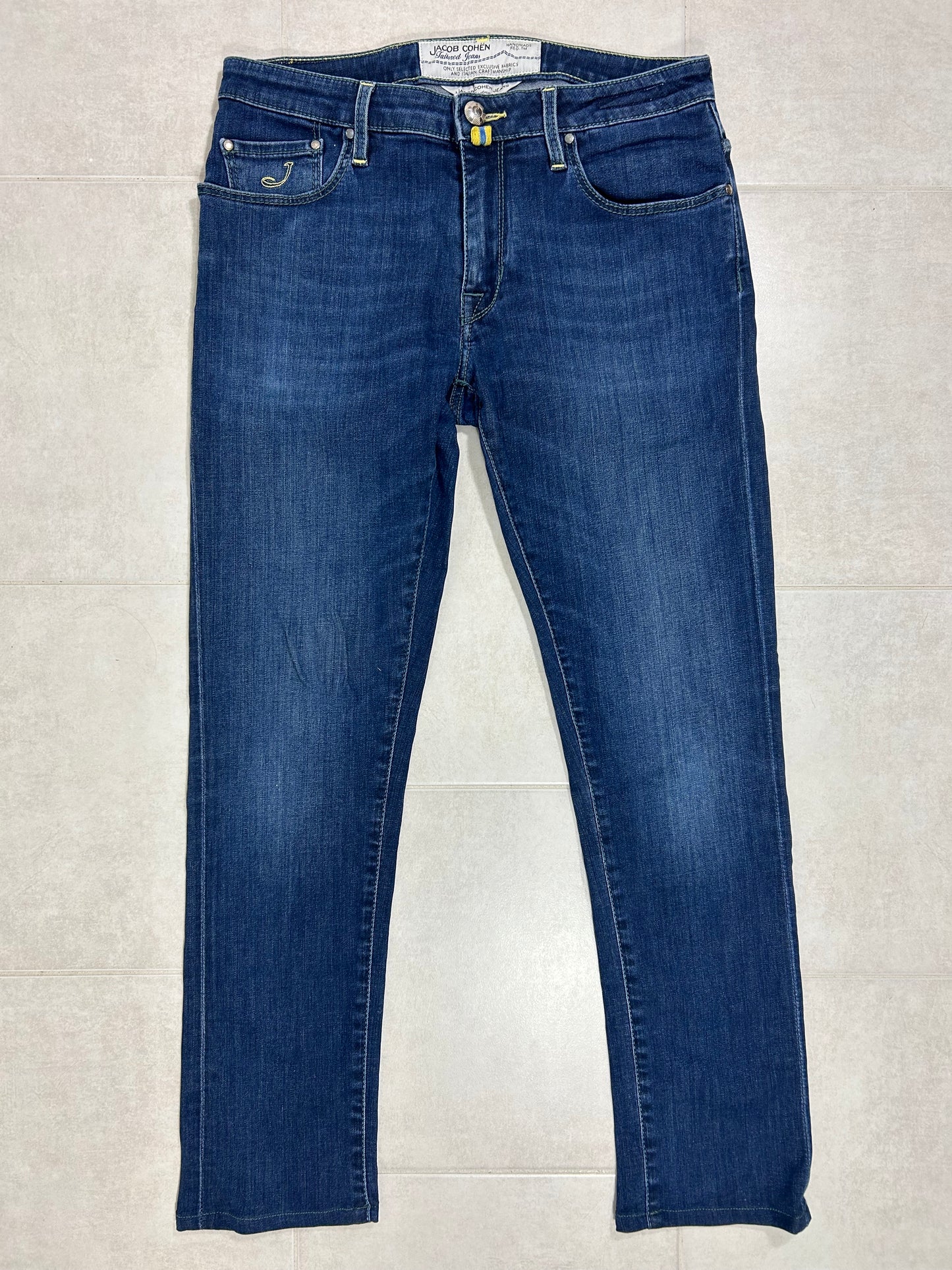 Jacob Cohën jeans - PW696 Comfort Yellow Patch