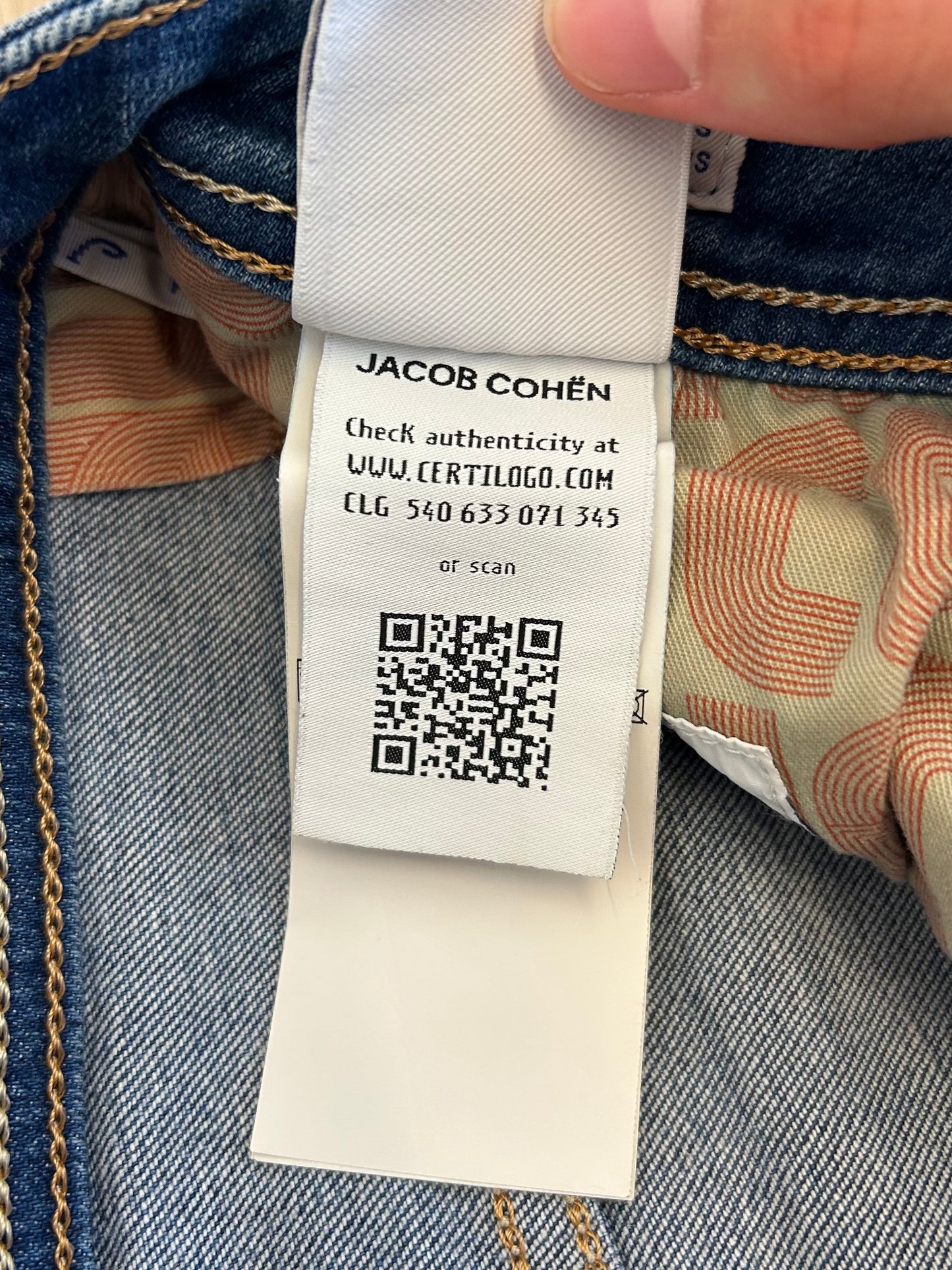 Jacob Cohën jeans - Bard Tan Patch