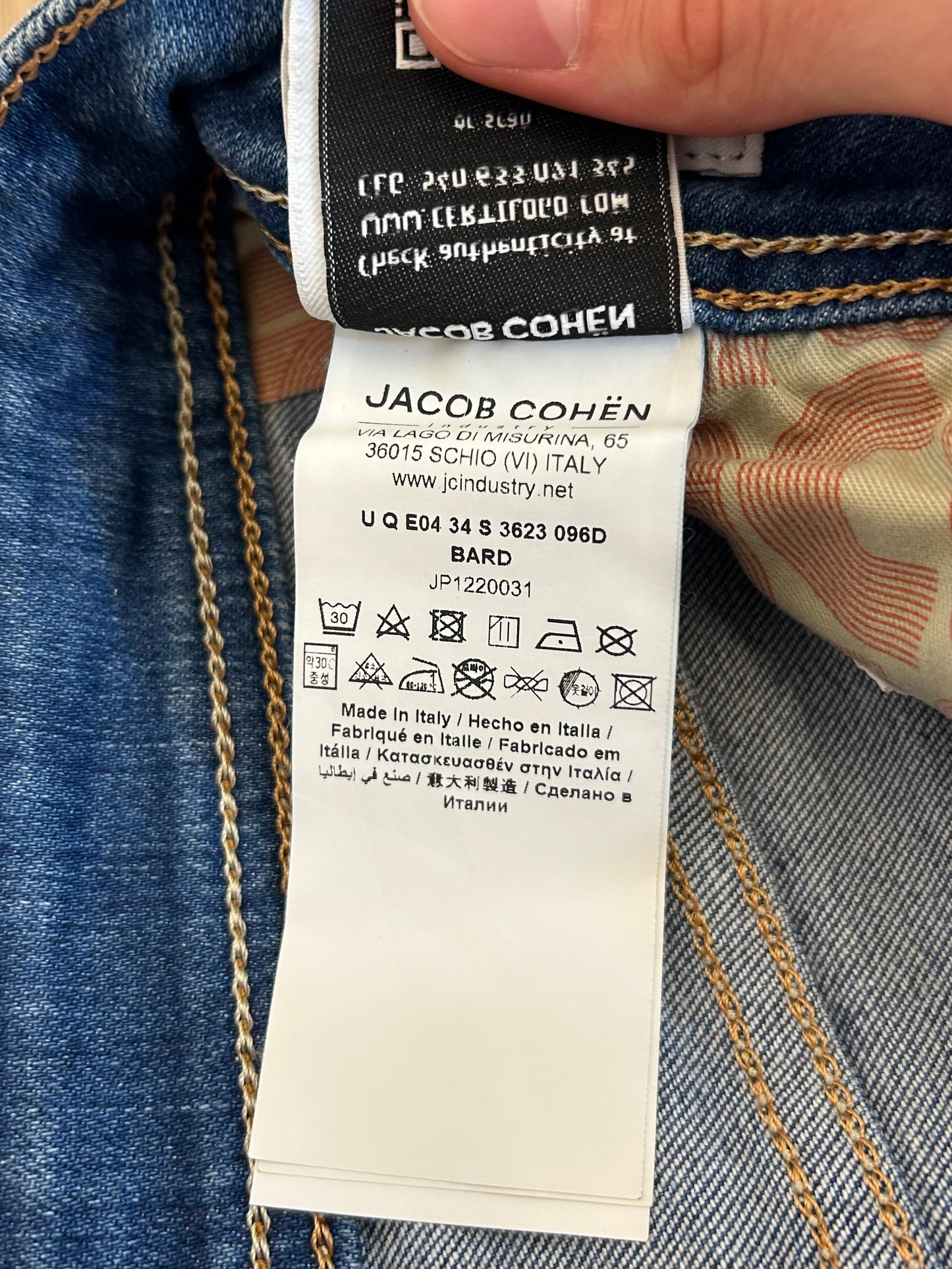 Jacob Cohën jeans - Bard Tan Patch