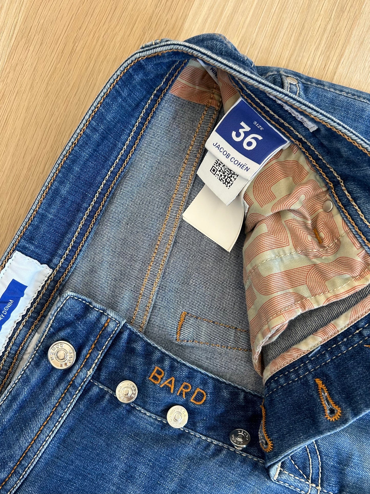 Jacob Cohën jeans - Bard Tan Patch