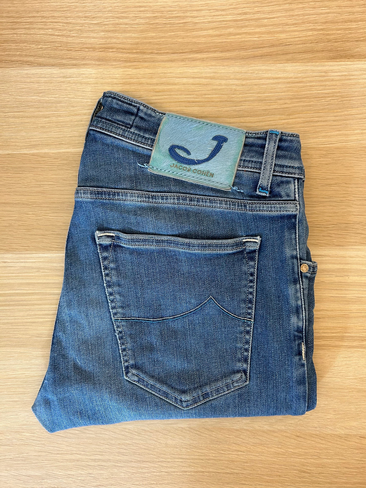 Jacob Cohën jeans - 622 Slim Comfort Turquoise Patch