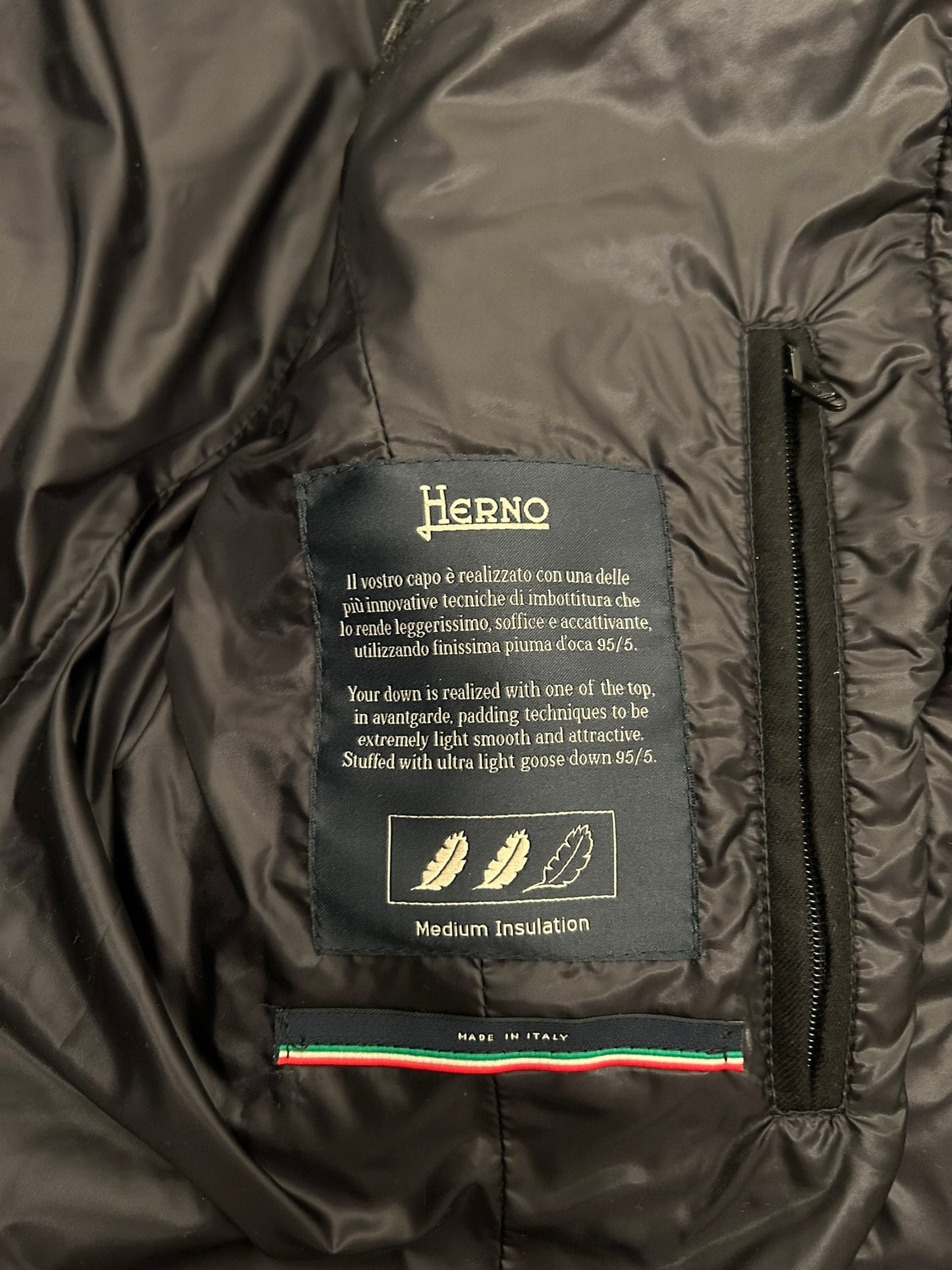 Herno kashmirjacka - svart