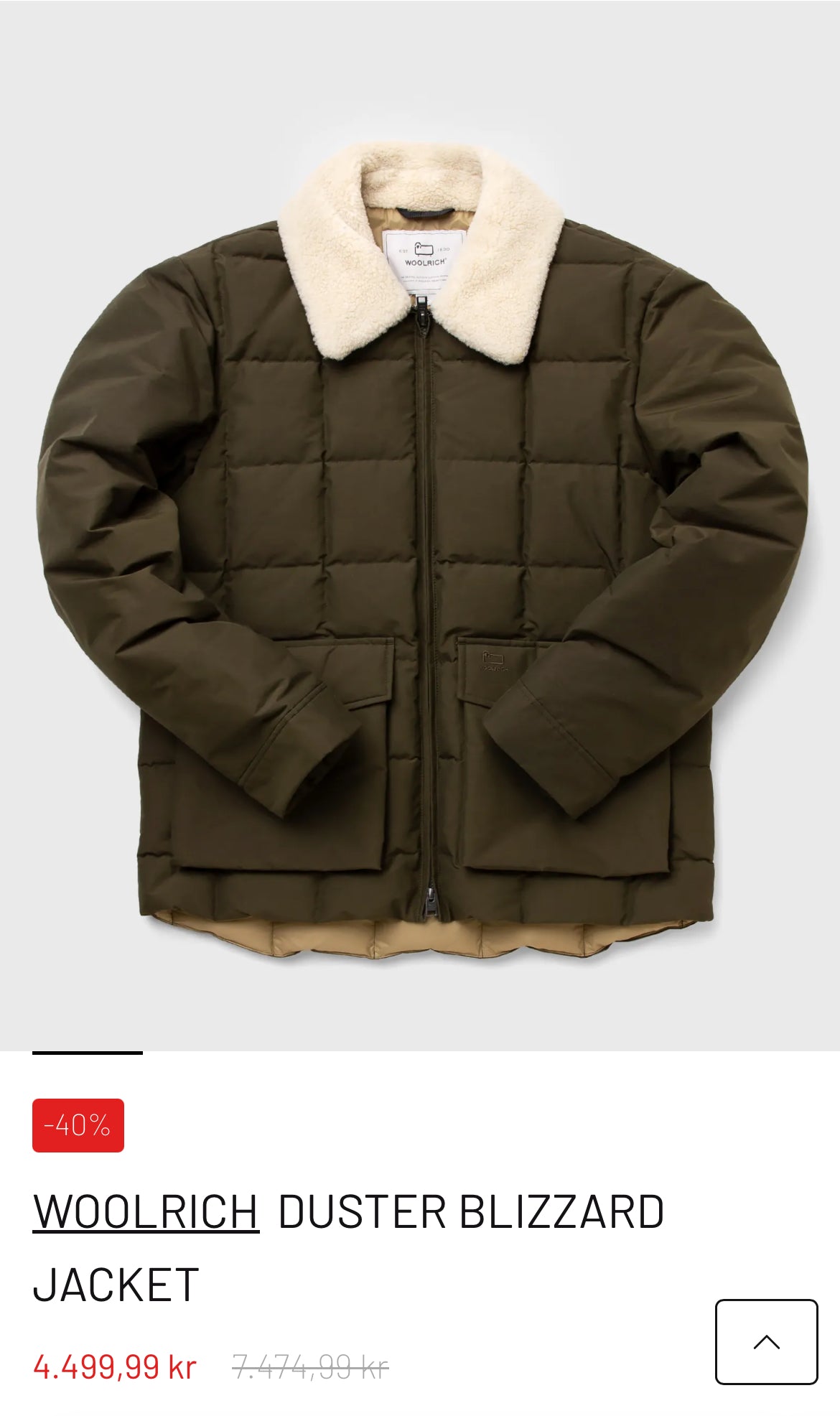 Woolrich - Duster Blizzard Jacket