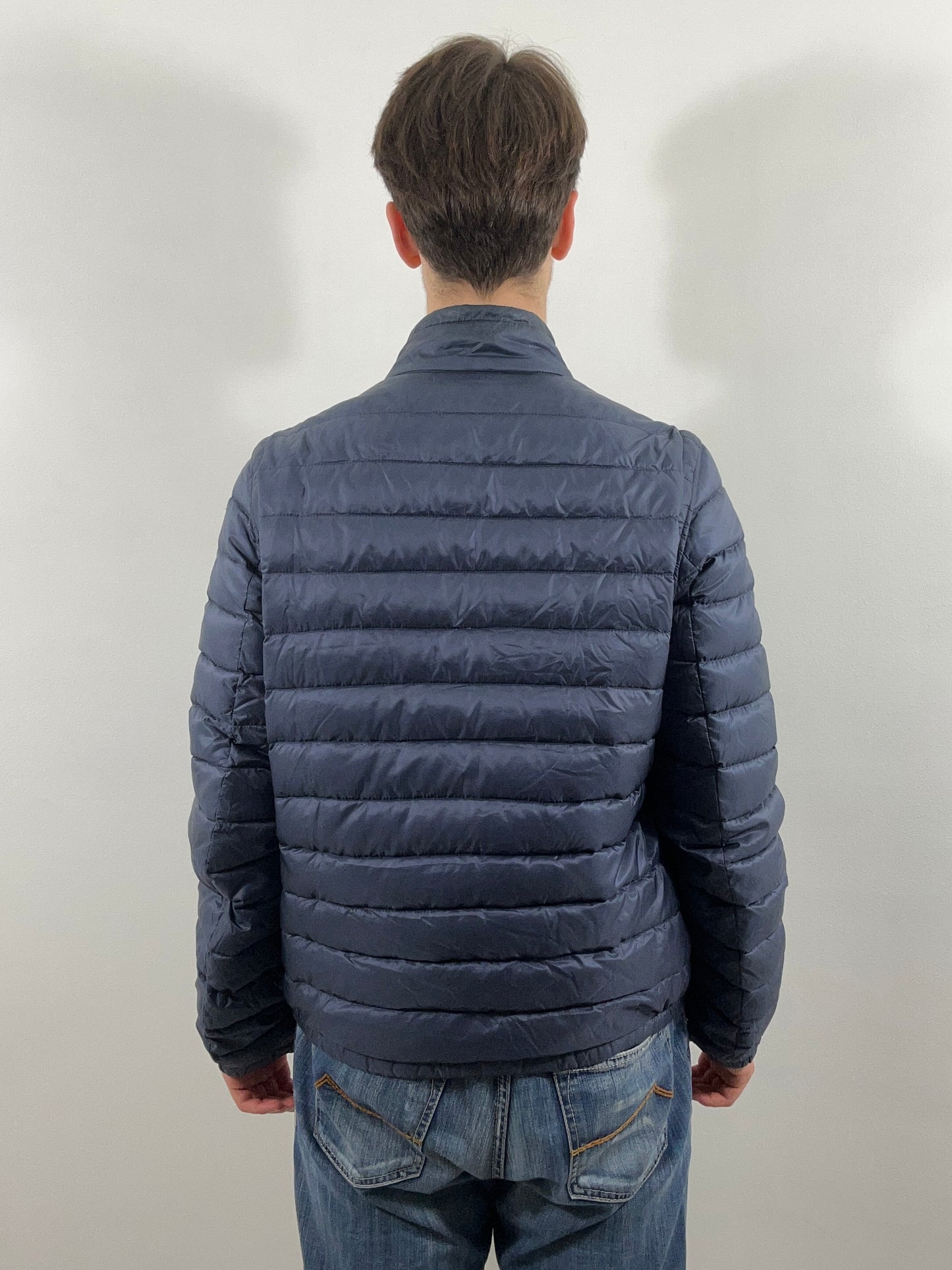 Herno light jacket - removable arms navy blue