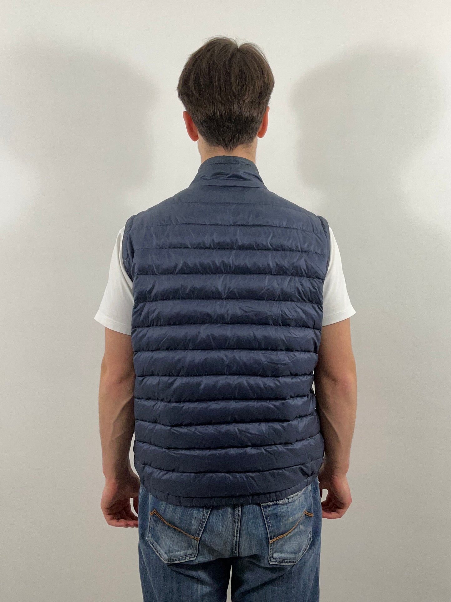 Herno light jacket - removable arms navy blue