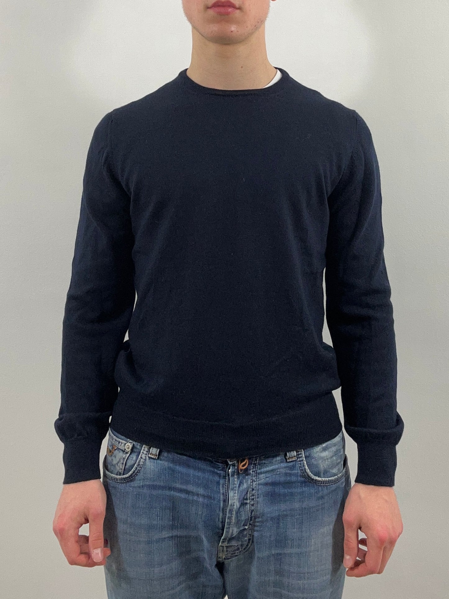 Gran Sasso stickad tröja - navy blue