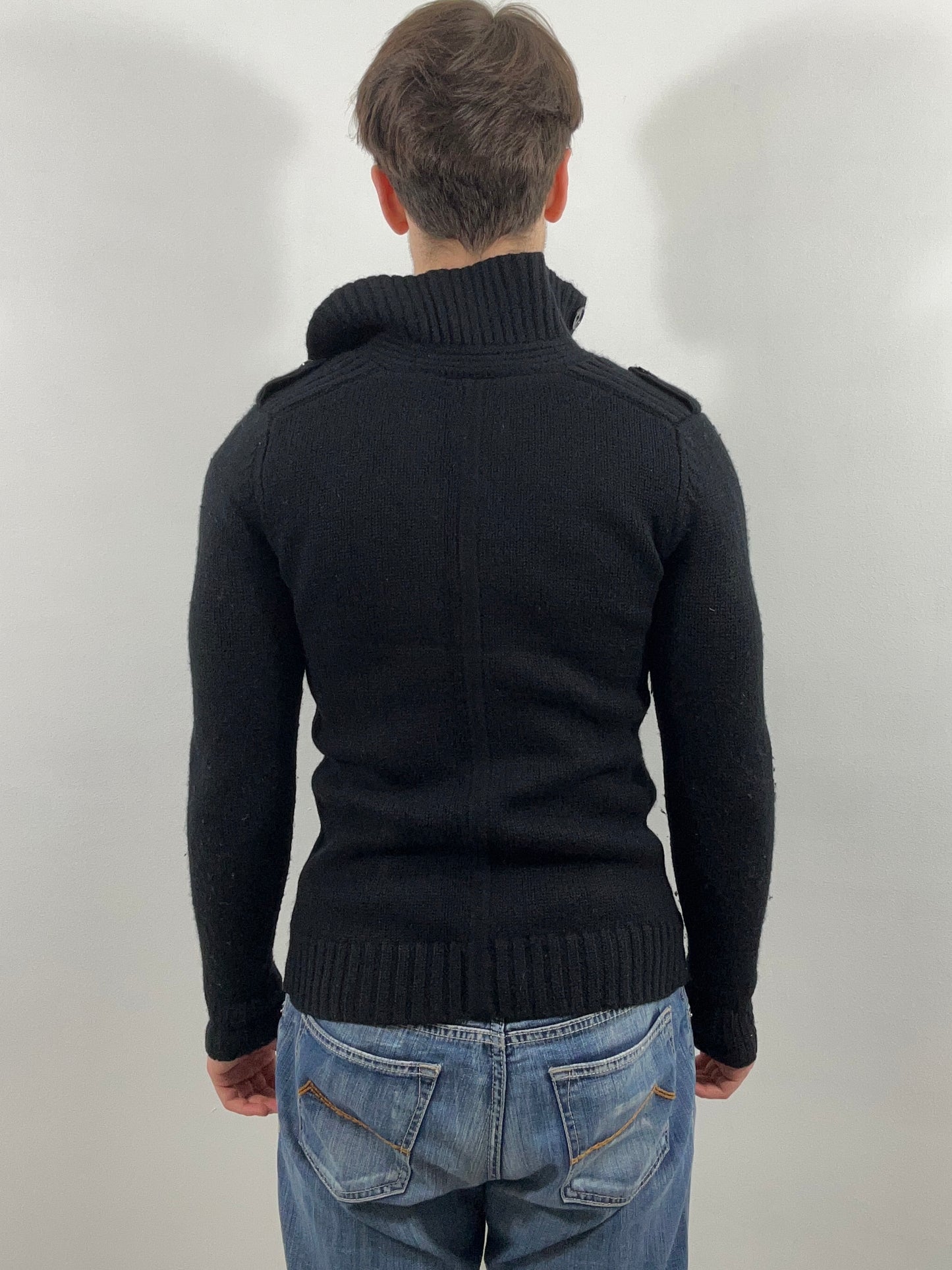 Sandro stickad cardigan - svart