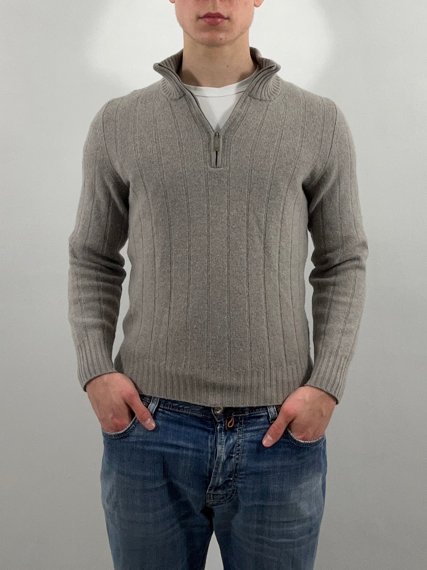 Falconeri Half-Zip - kashmirblandning