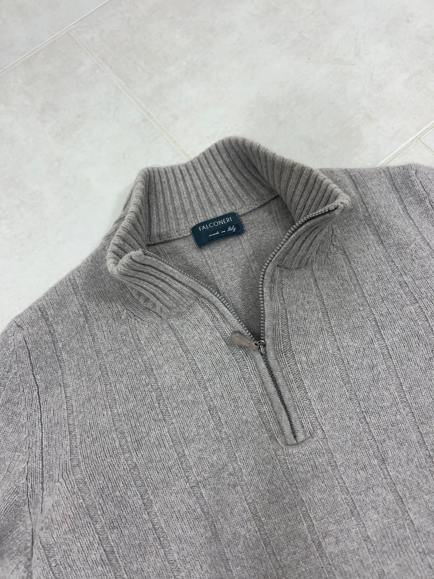 Falconeri Half-Zip - kashmirblandning